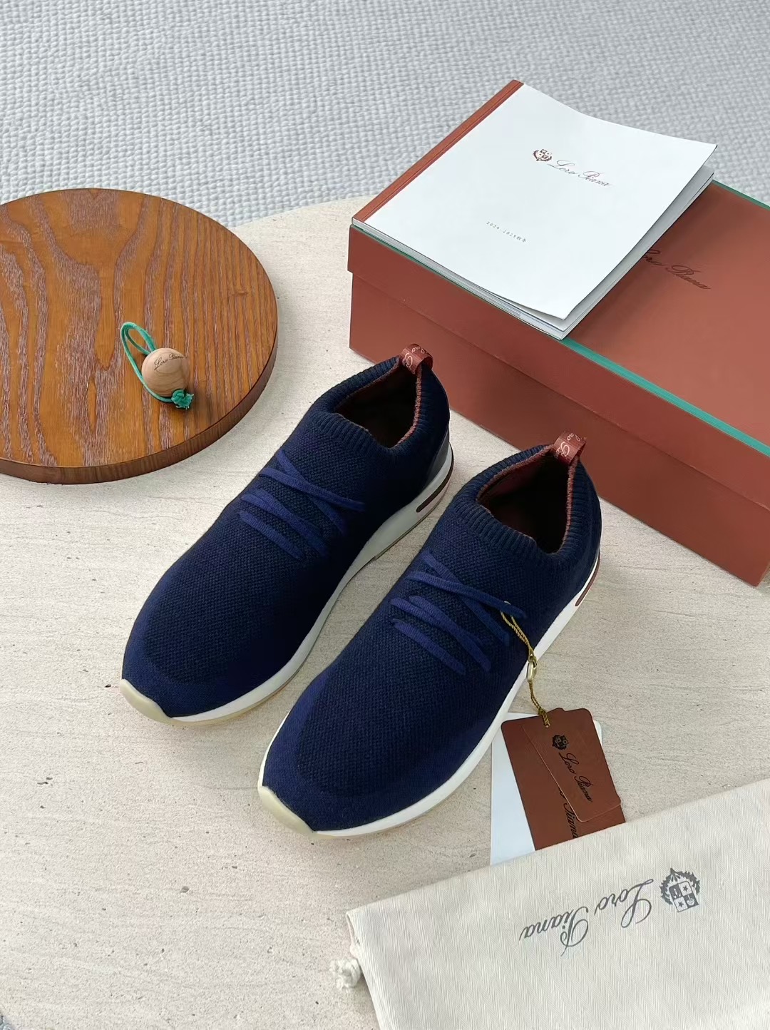 Loro Piana Heren Sneakers - Stijlvol Comfort in Marineblauw, Maat 39-46