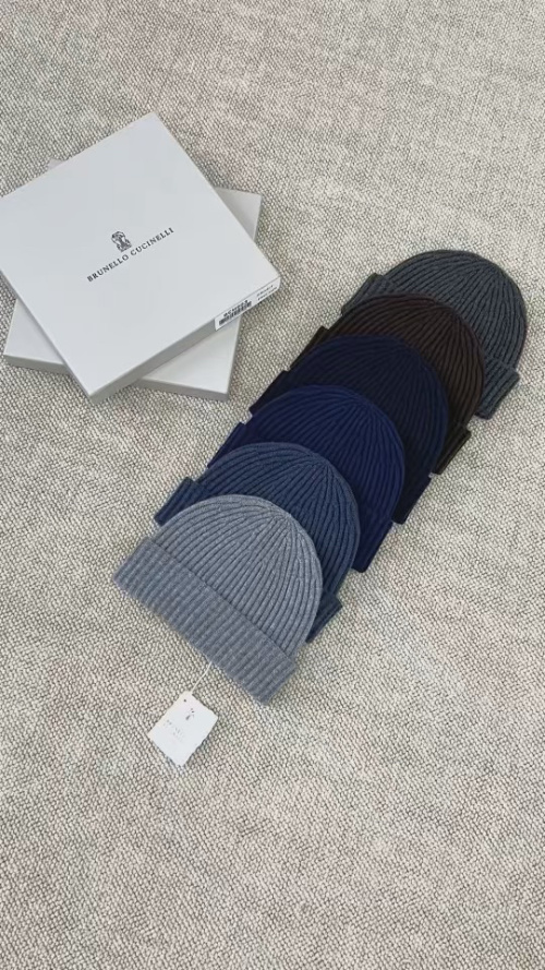 Brunello Cucinelli Knit Beanie Hat - Stylish Winter Warmth 1 Brunello Cucinelli Knit Beanie Hat - Stylish Winter Warmth