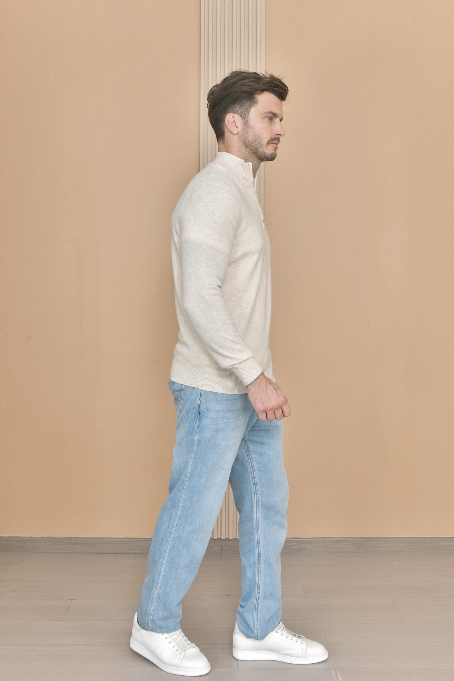 Loro Piana Men's Half-Zip Cashmere Sweater - Timeless Style & Comfort 5 i1757570275094 5516 0 3