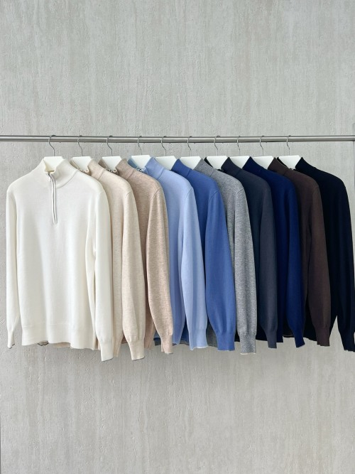 Luxurious Loro Piana Style Men's Half-Zip Sweater - Premium Quality and Comfort 25 Luxurious Loro Piana Style Men's Half-Zip Sweater - Premium Quality and Comfort
