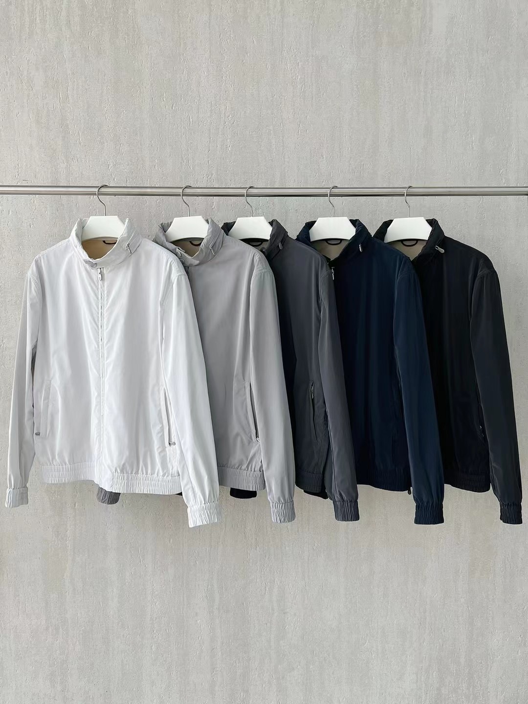 Loro Piana Luxueuze Heren Bomberjack in Verschillende Kleuren
