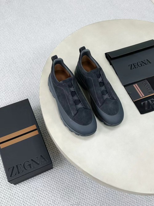 Zegna Men's Suede Slip-On Sneakers: Style and Comfort in Every Step 1 Zegna Men's Suede Slip-On Sneakers: Style and Comfort in Every Step