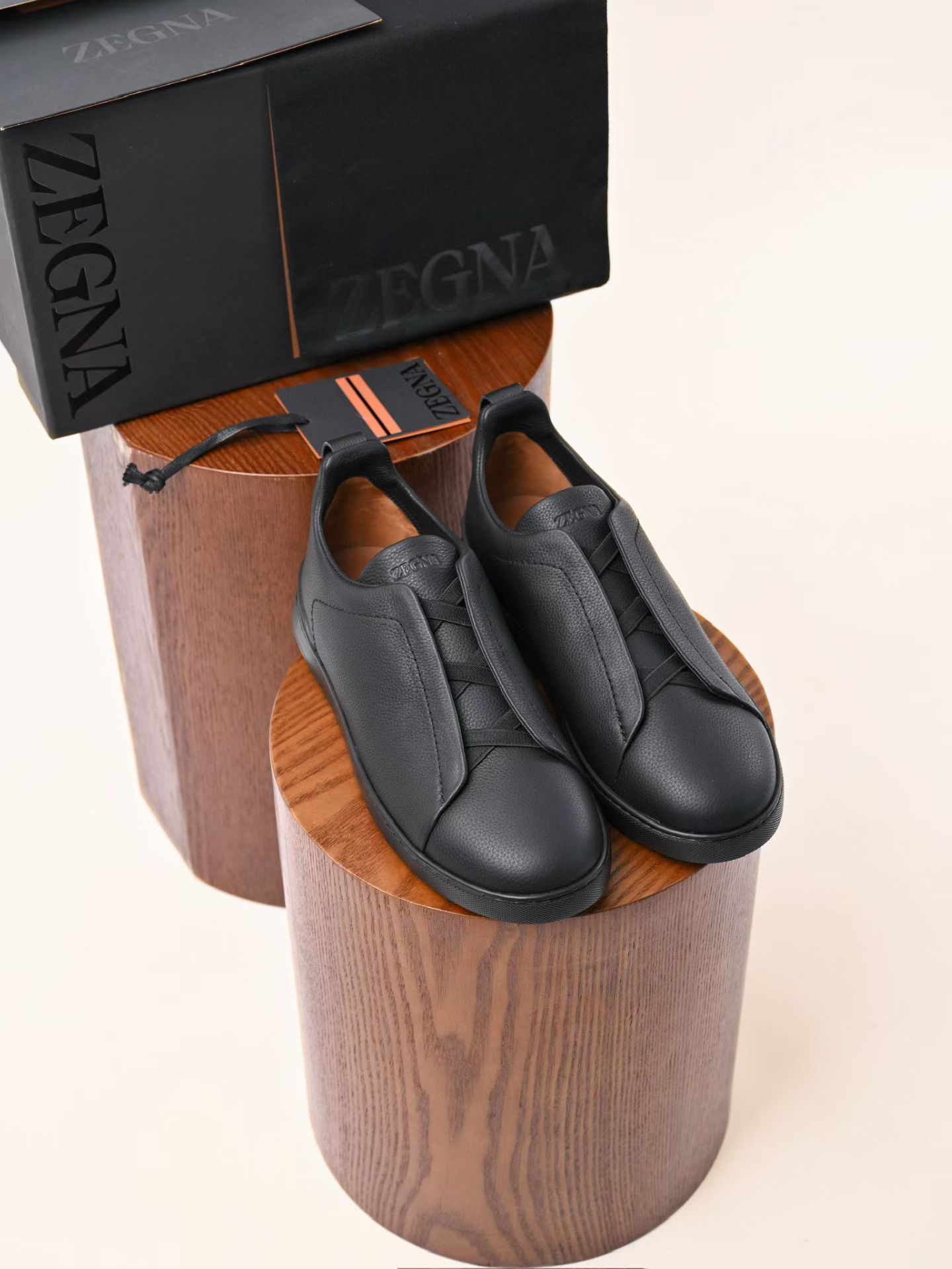 Черные слипоны ZEGNA