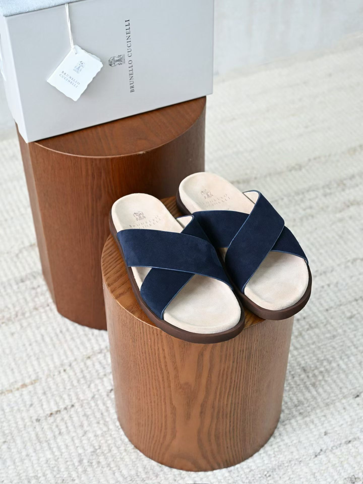 Мужские тапочки Brunello Cucinelli