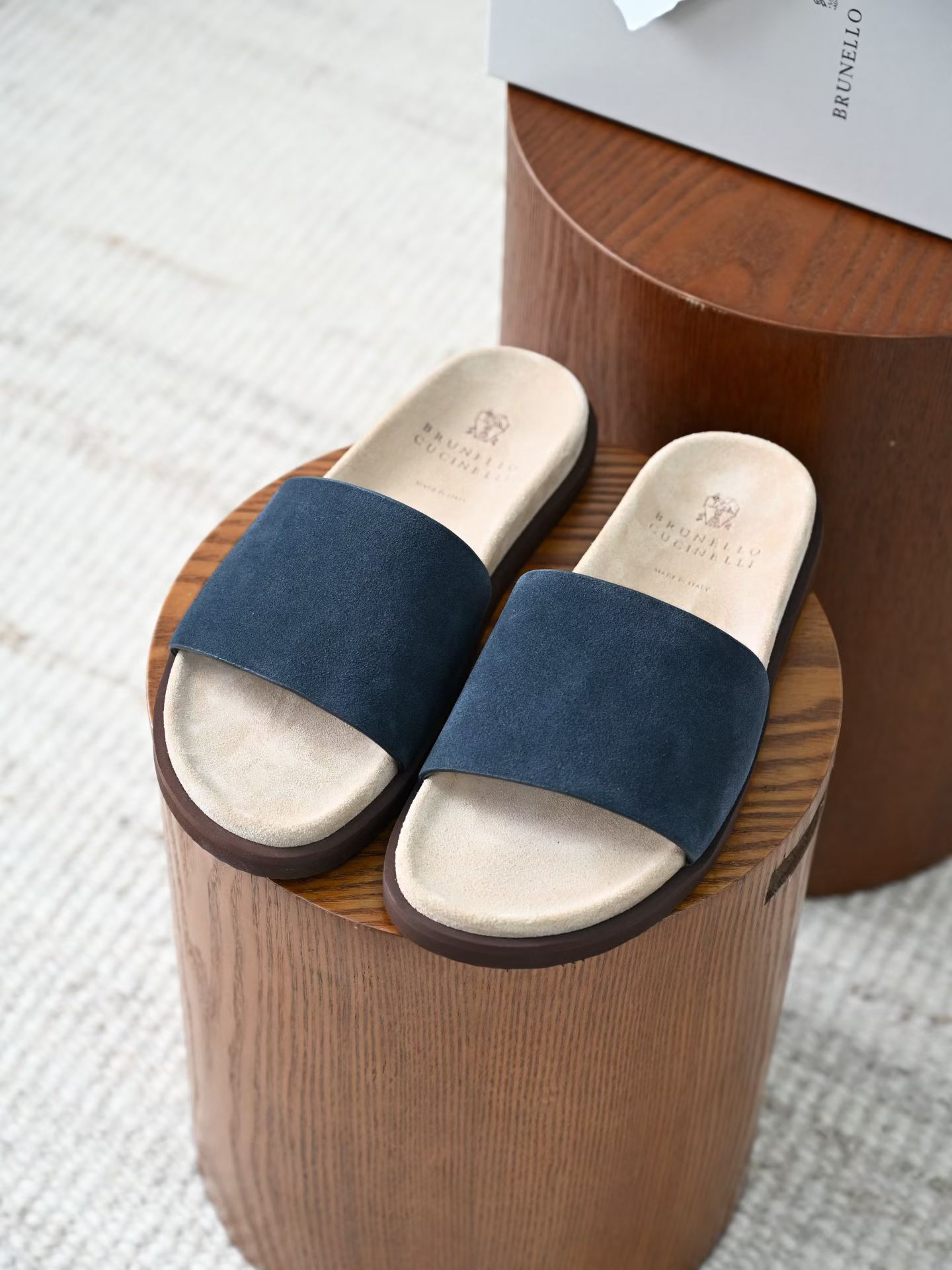 Мужские мокасины Brunello Cucinelli из замши