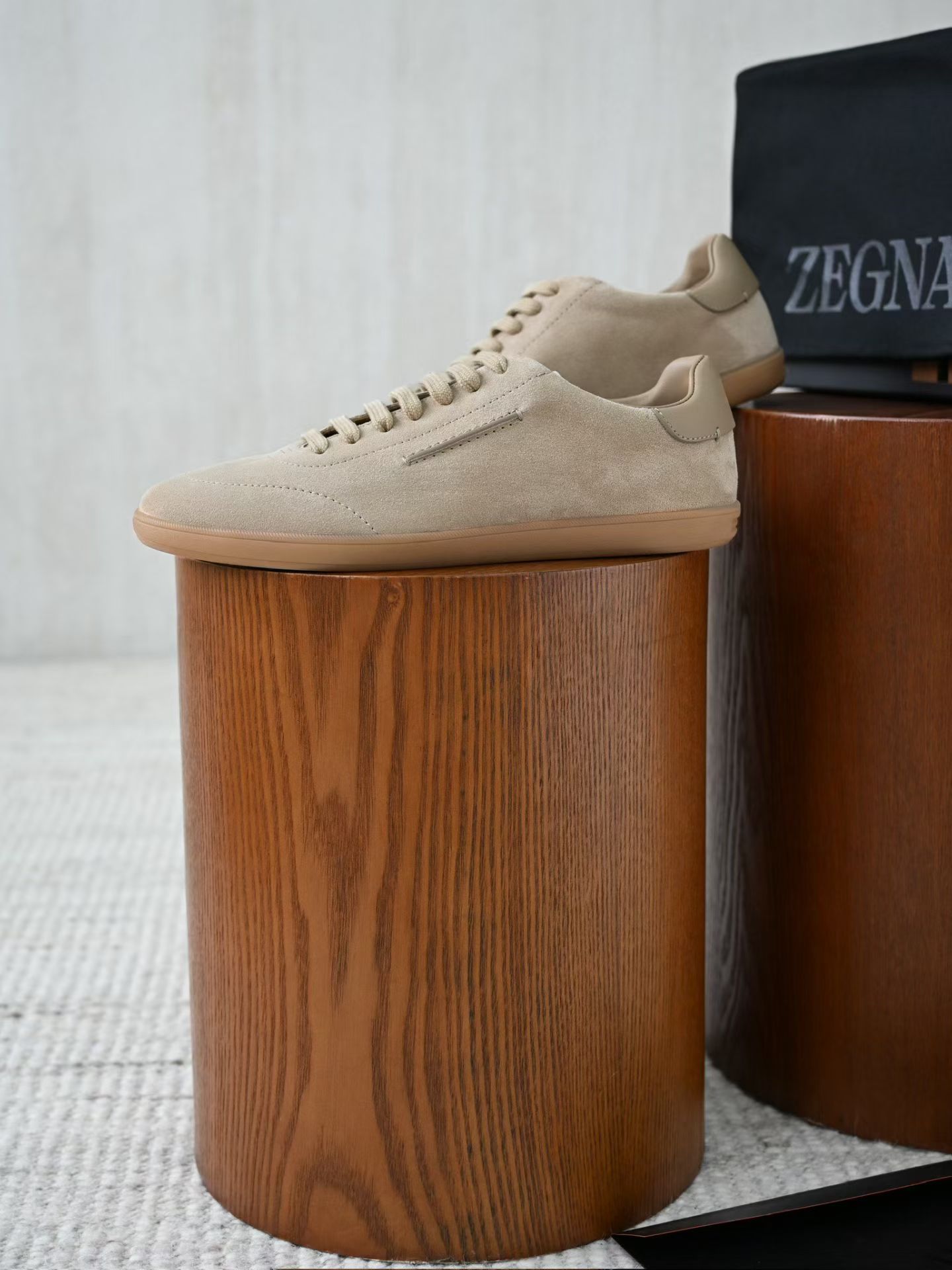 Мужские замшевые кроссовки ZEGNA ZE2605