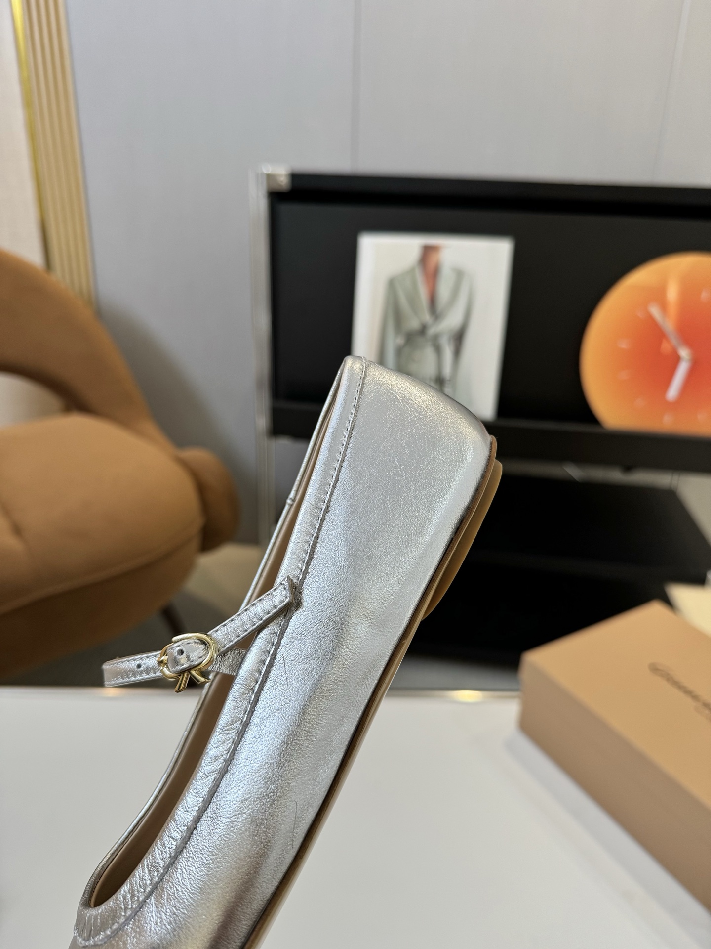 Gianvito Rossi Spring/Summer 25s Shoes: Premium Leather, Comfortable, Unique Colors. - 图片 8