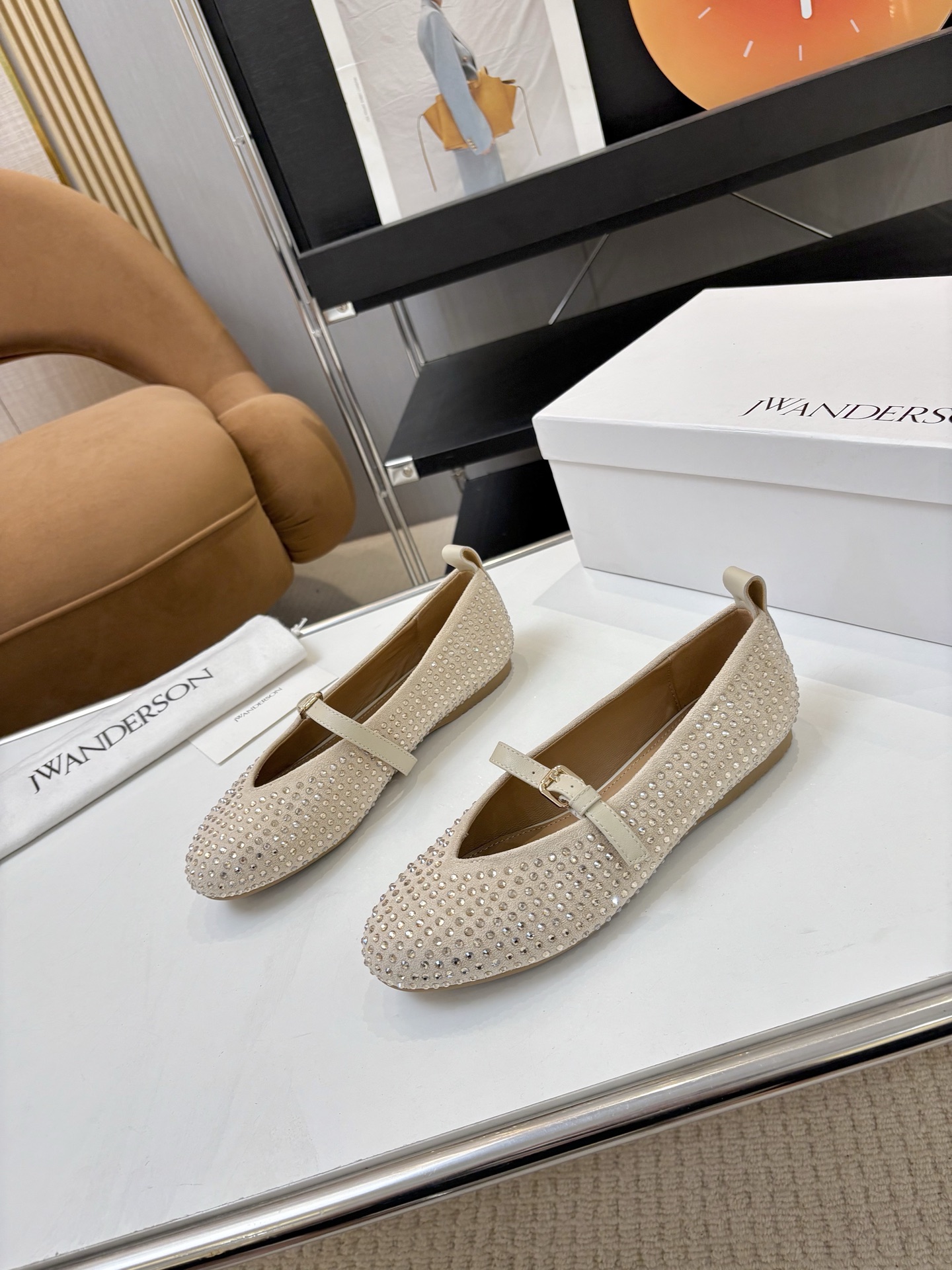 Janderson Ballet Shoes: Elegant Mary Jane Style, Premium Quality Materials, Size 35-39, $650