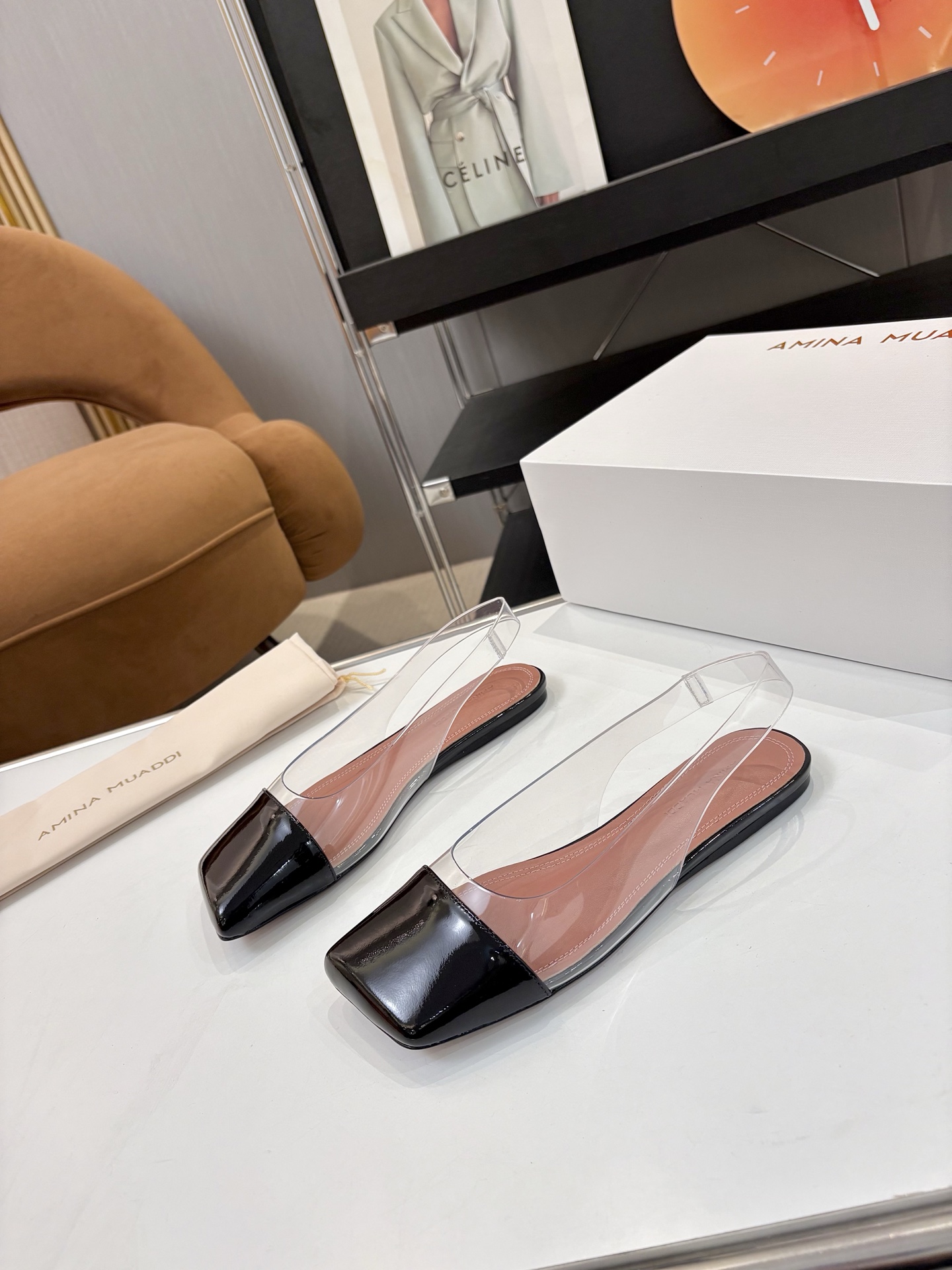 NO:265313,Price: Brand Amina muaddi Amina muaddi Amina muaddi Square film sandals!  Countless designers regard him as 