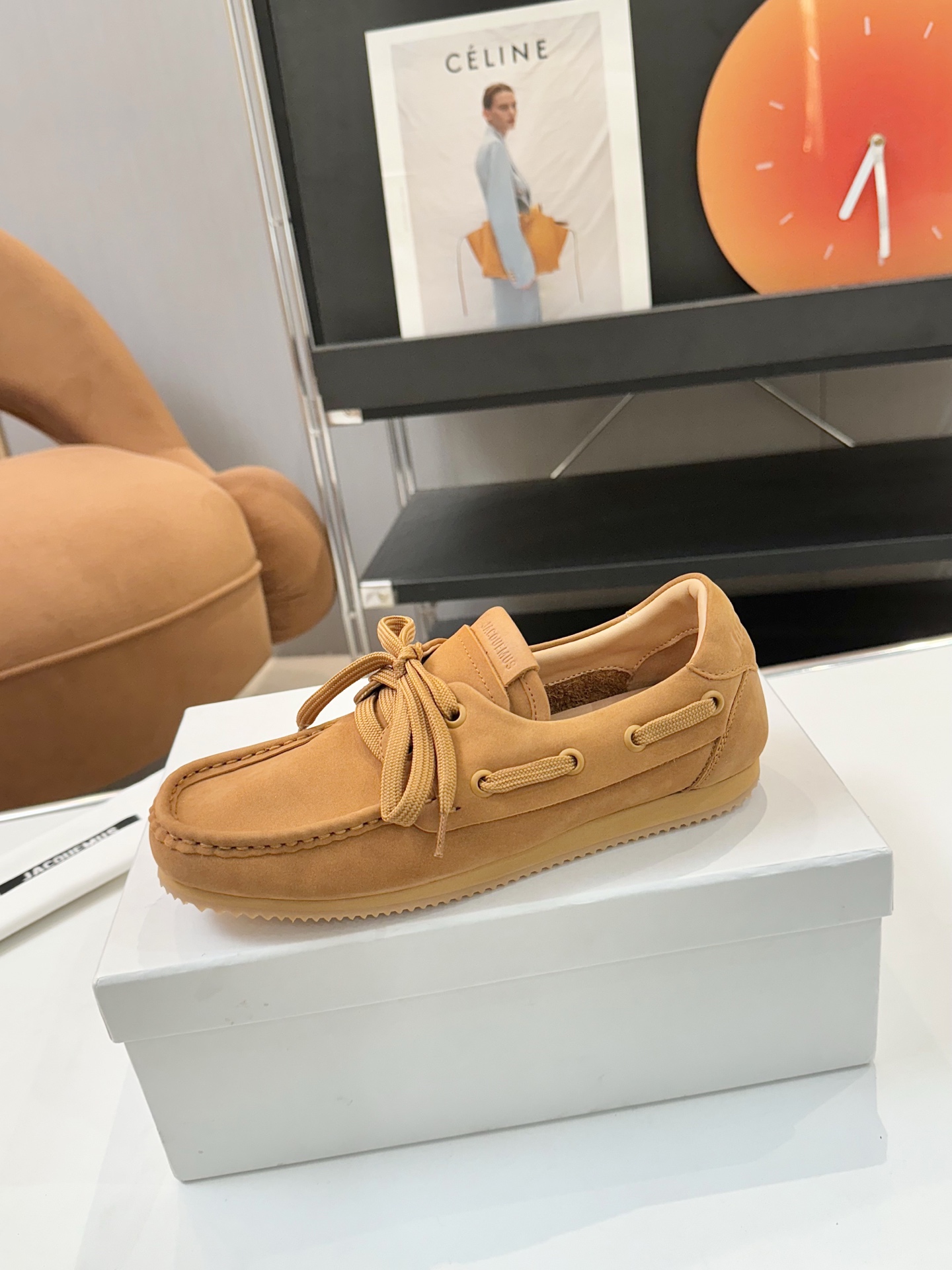 Fashionable Jacqumus Card Shoes with Square Design and Sheepskin Lining, Priced at $700 - 图片 4