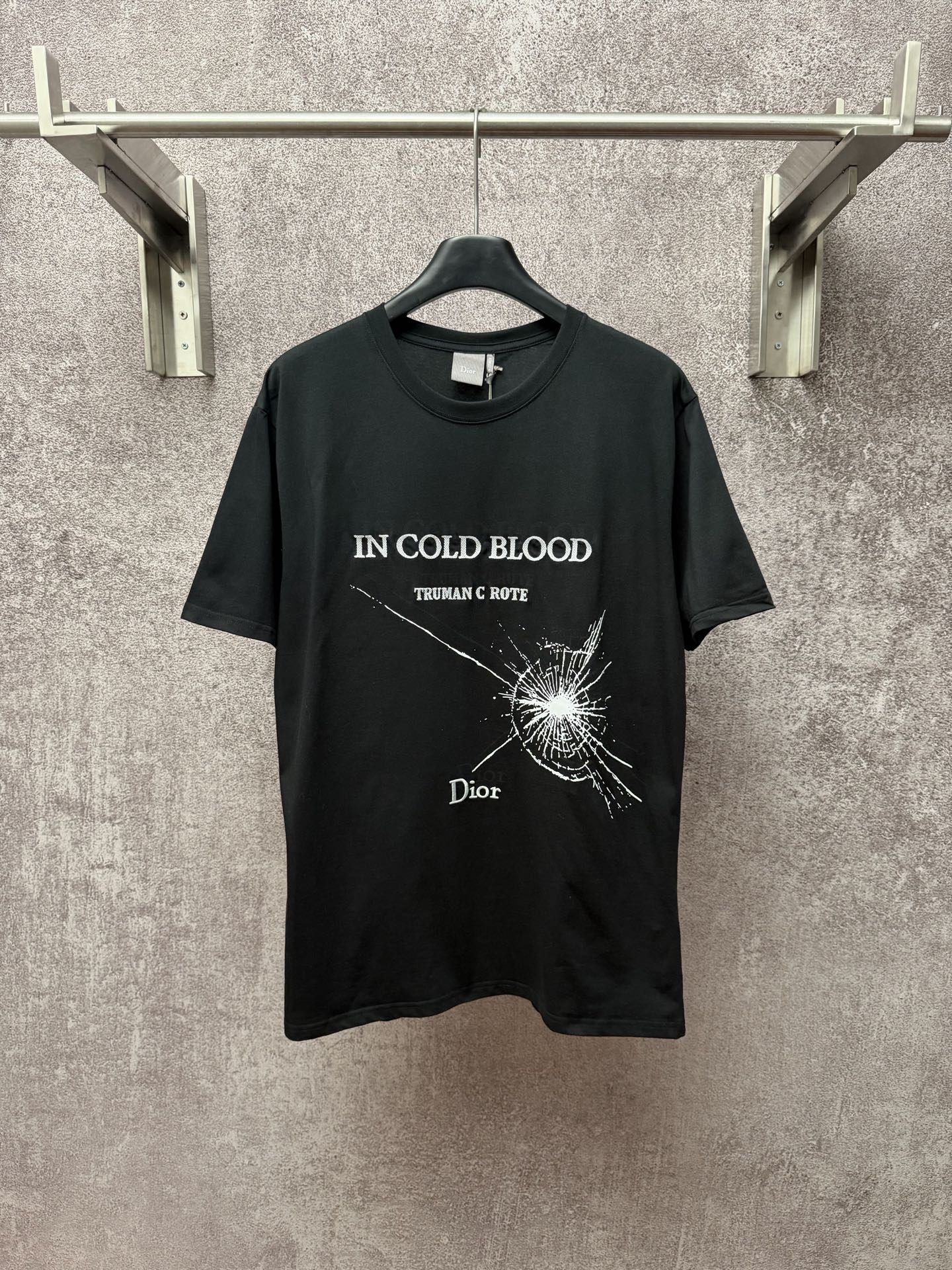 @p120 Dior Dior ss26 novedad logo letra serigrafiada bordado manga corta Talla: S M L XL