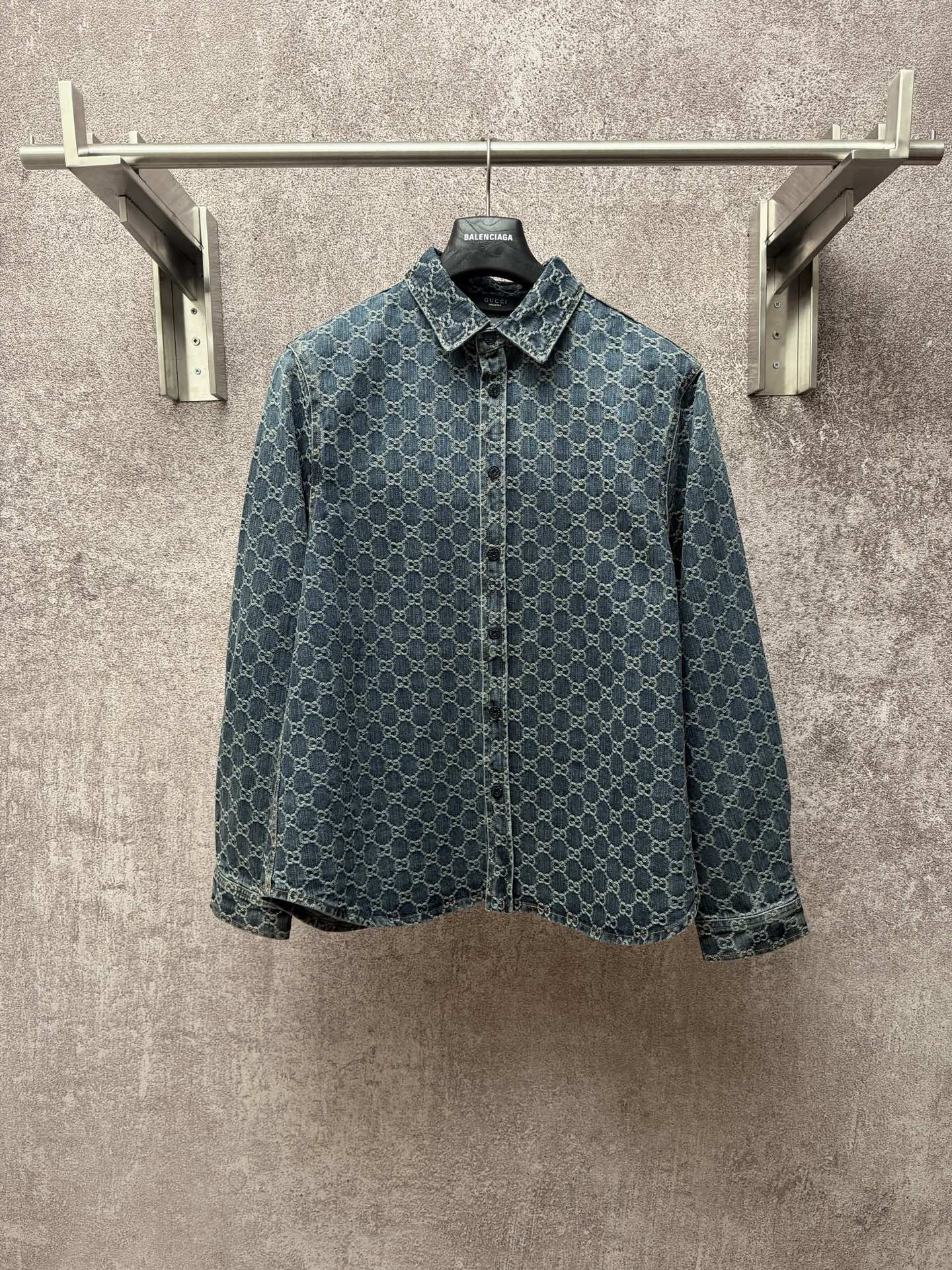 @p265 GUCCI 古驰 26ss nuevos pantalones largos de mezclilla con estampado clásico. Tallas: S M L XL