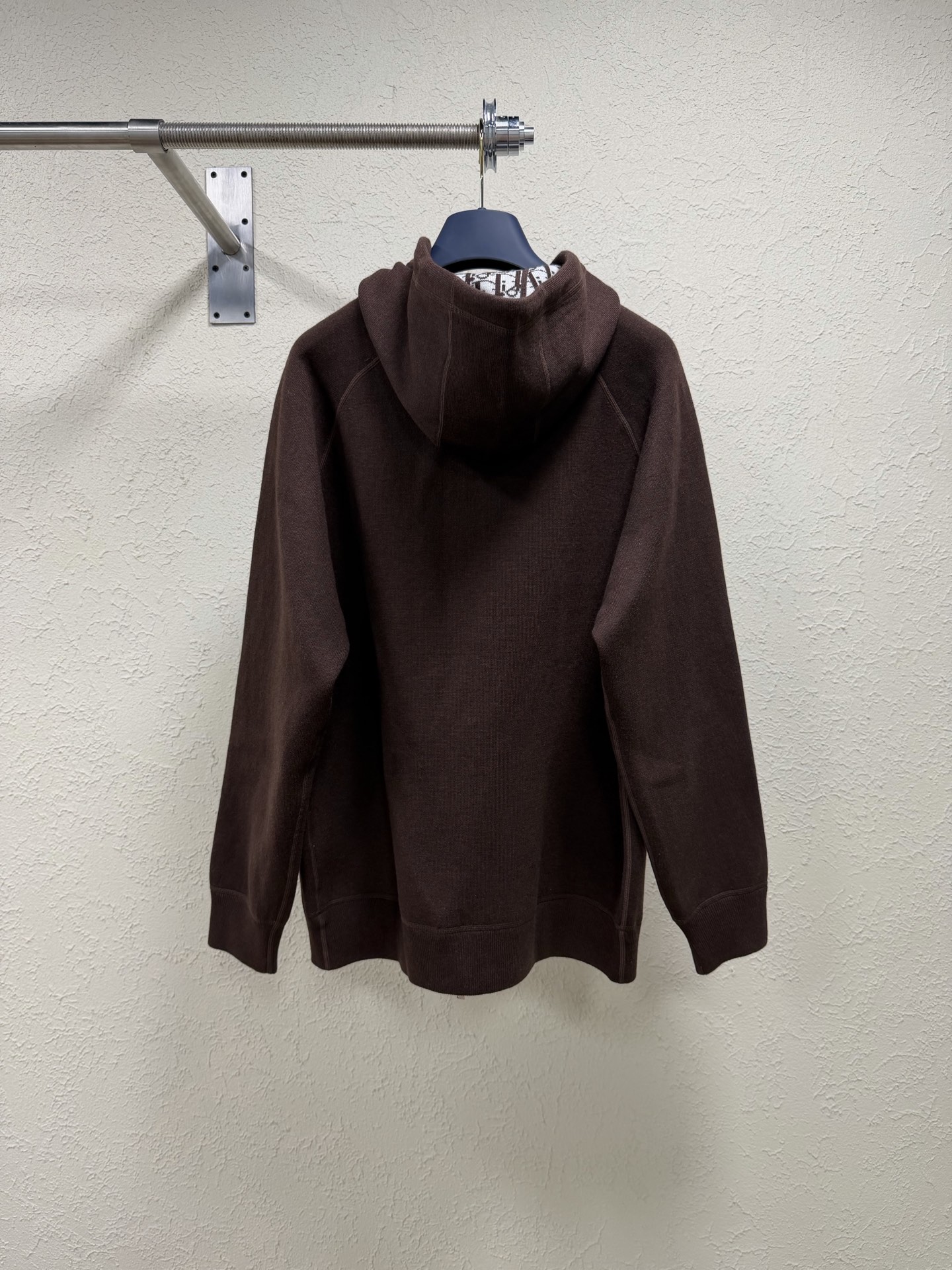 Dior Embossed Logo Zip Hoodie