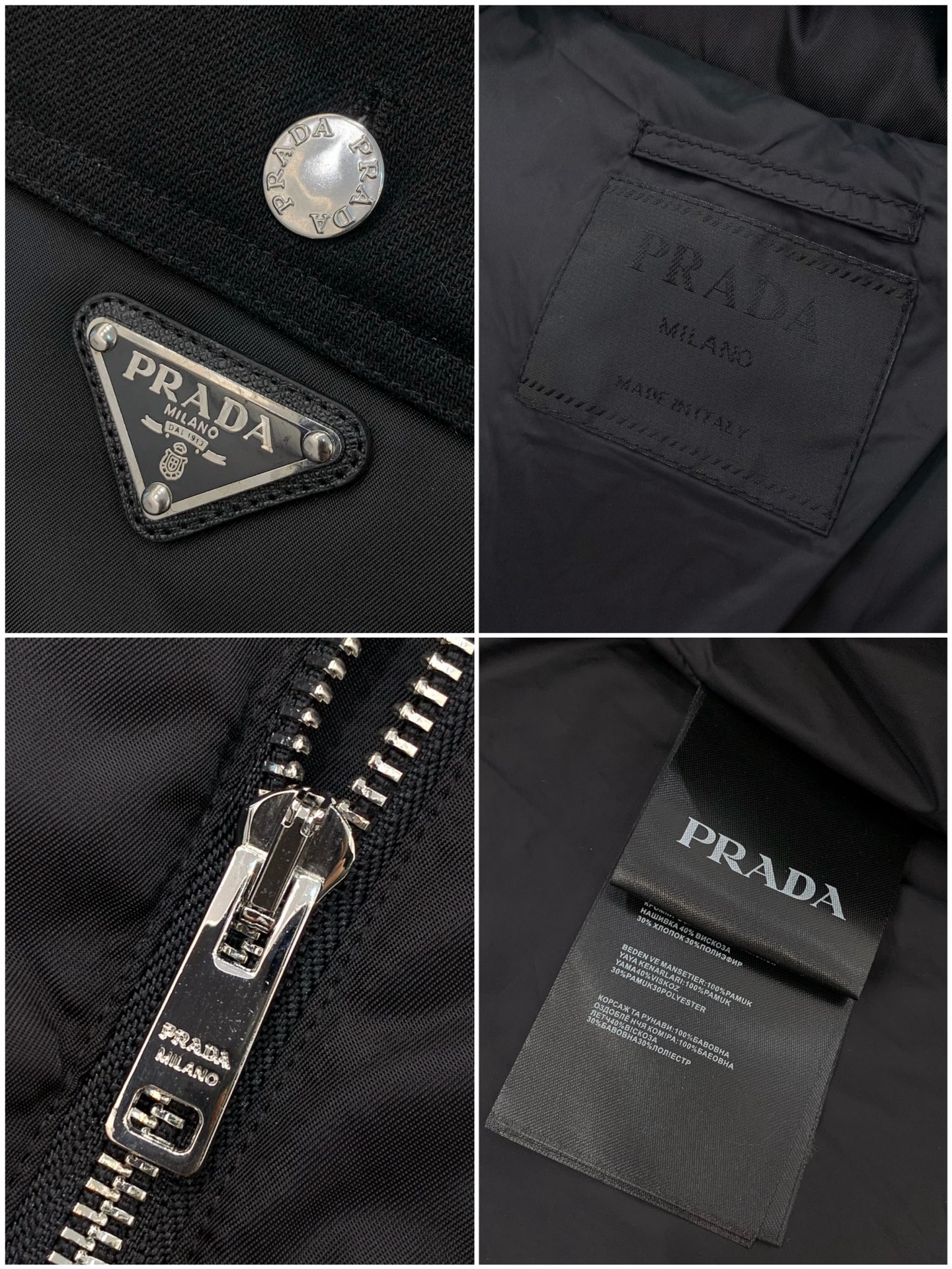 ，PRADA 普拉达，2025冬季最新品，专柜同步有售，时尚休闲羽绒服，进口原版面料，做工极为复杂，唯一