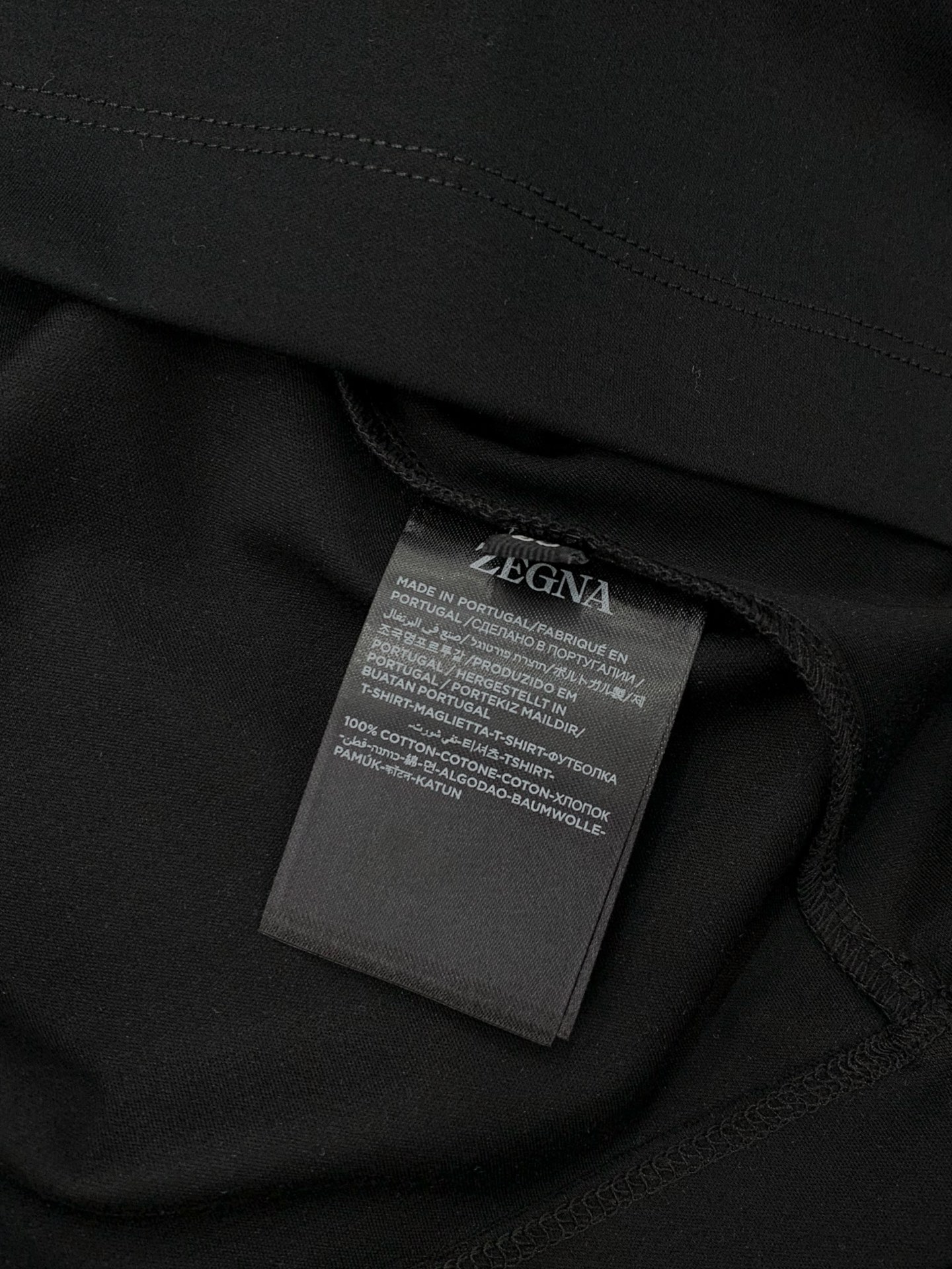 ，杰尼亚 Zegna，2025夏季最新品，专柜同步有售，原单狠货，时尚休闲圆领短袖T恤，采用进口原版面料