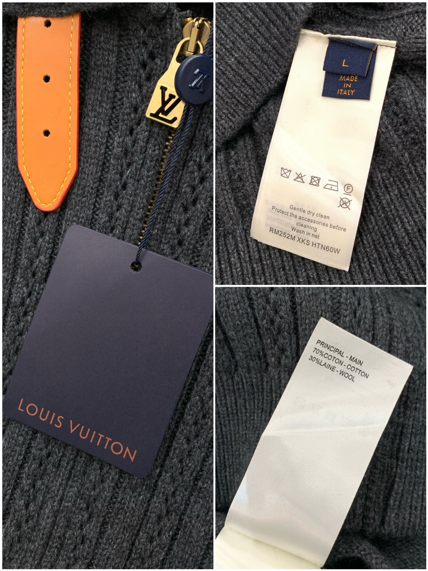 ，LouisVuitton 路易威登，2025秋冬最新款，专柜同步有售，原单狠货，时尚休闲针织开衫毛衣，