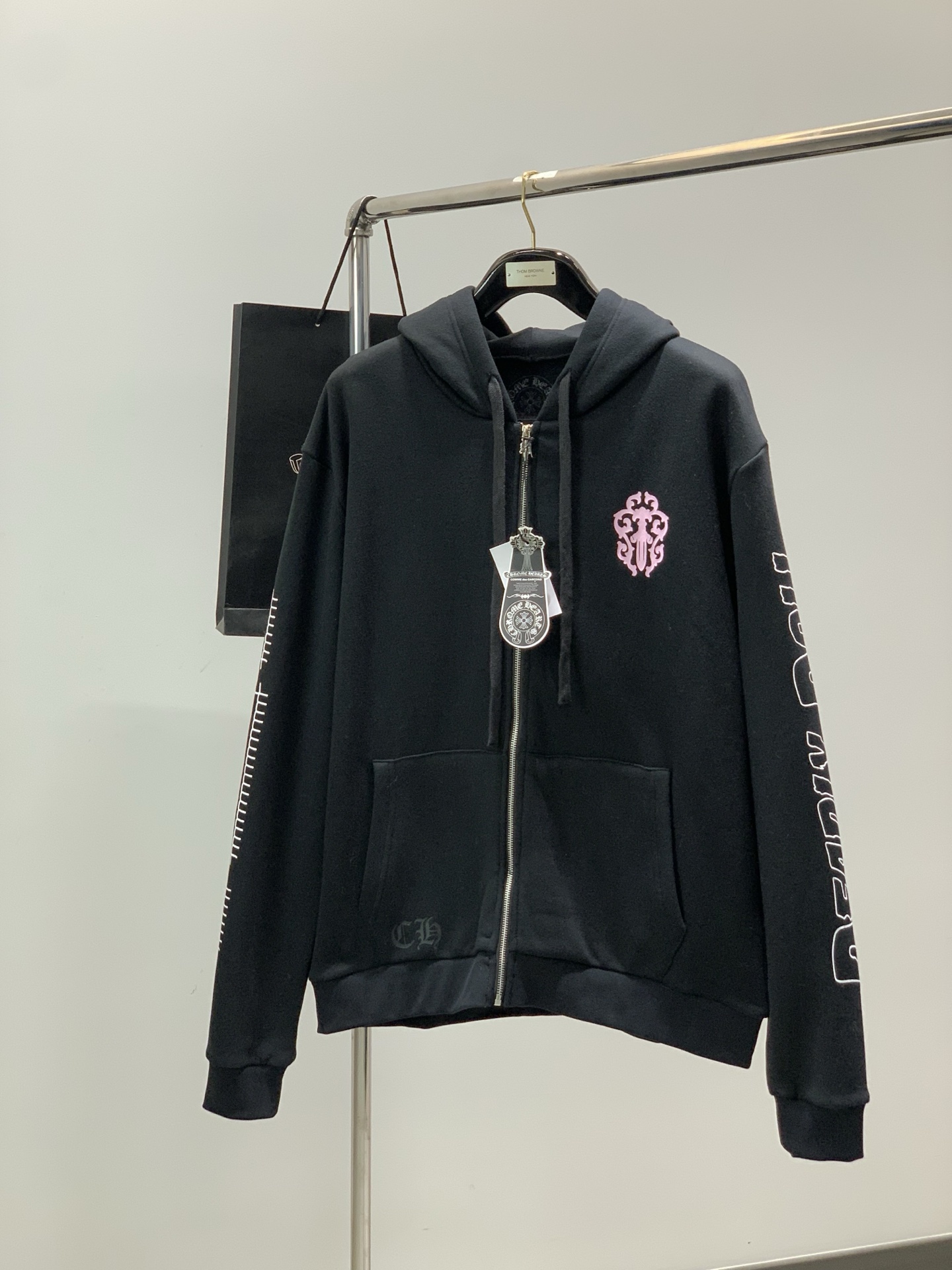 ，Chrome Hearts 克罗心，2025秋冬新品，专柜同步有售，原单狠货，时尚休闲➕绒连帽外套，采