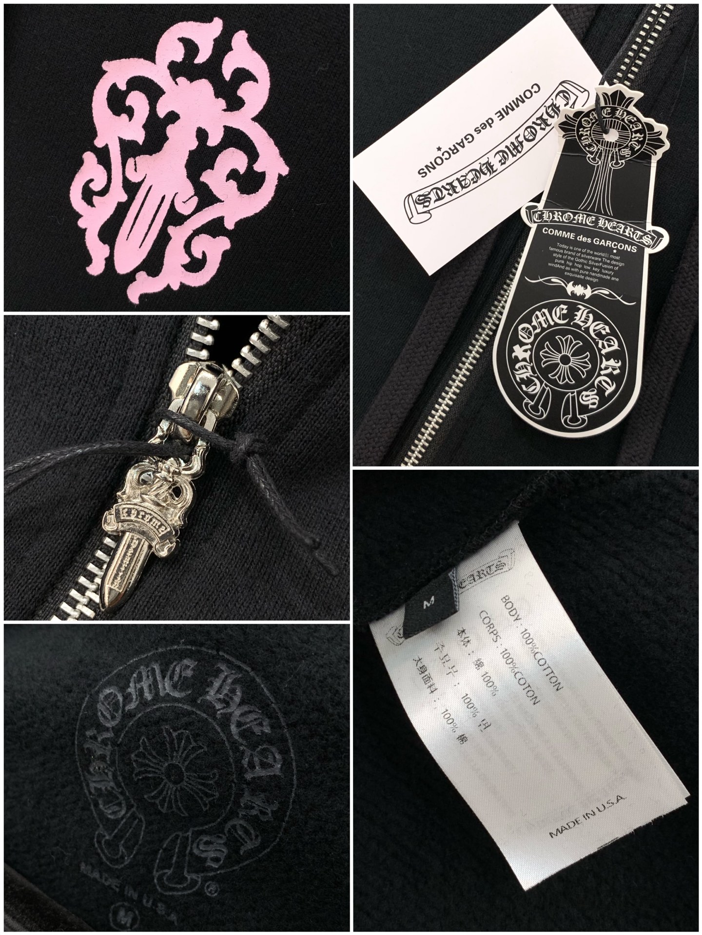 ，Chrome Hearts 克罗心，2025秋冬新品，专柜同步有售，原单狠货，时尚休闲➕绒连帽外套，采