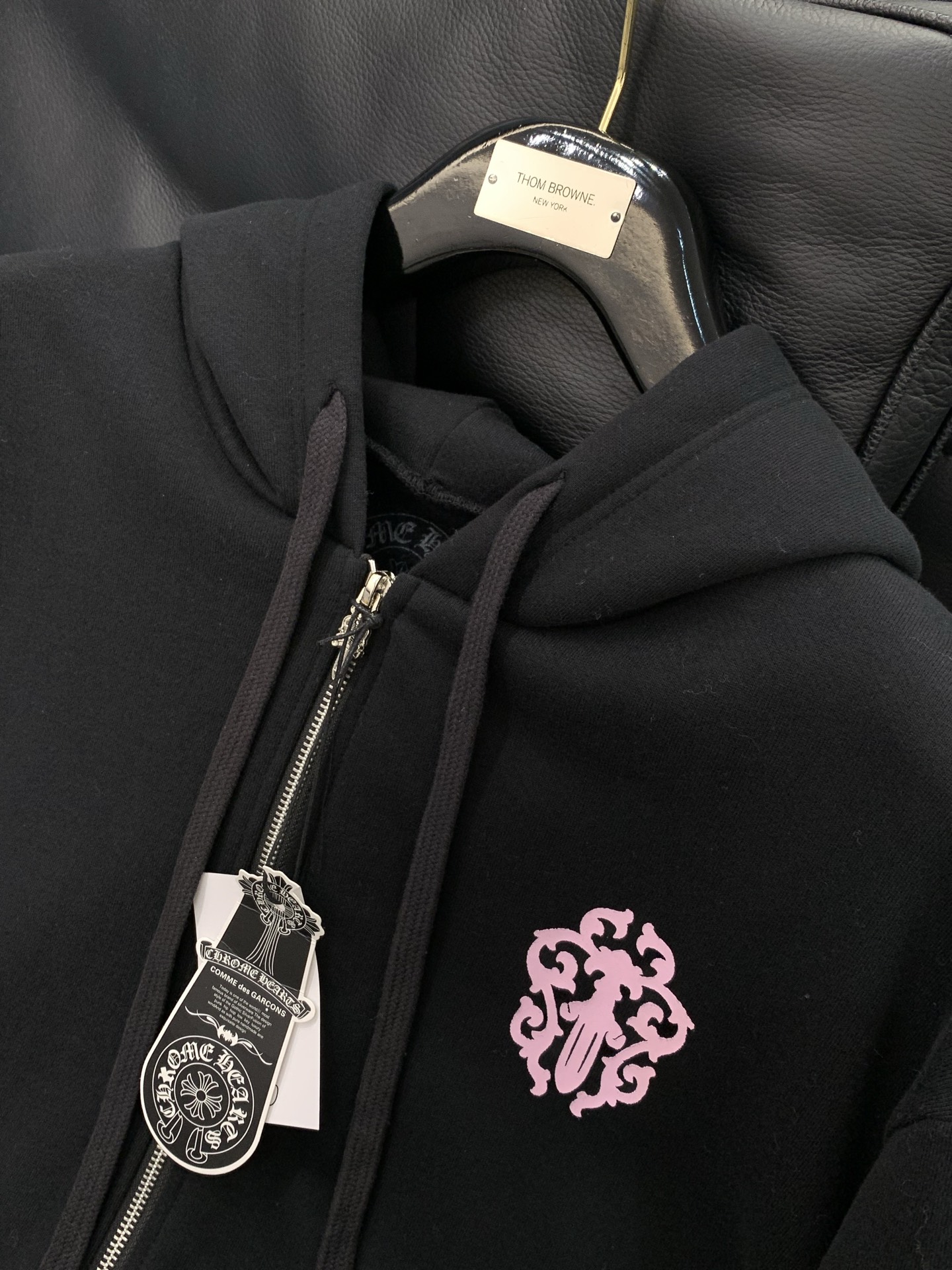 ，Chrome Hearts 克罗心，2025秋冬新品，专柜同步有售，原单狠货，时尚休闲➕绒连帽外套，采