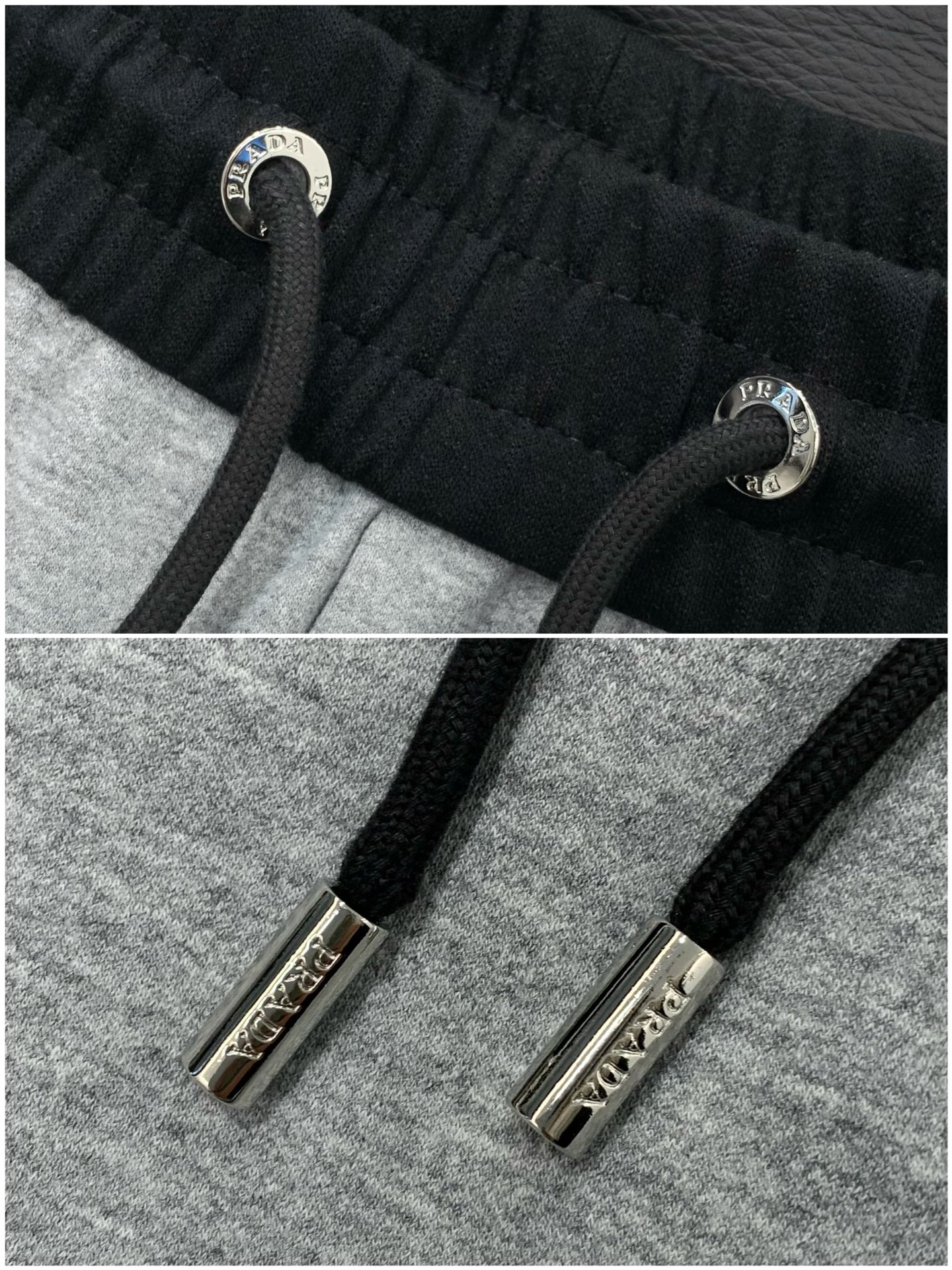 一套出，普拉达 最新 灰色 套装 一套出。材质 面料:棉32%锦纶63%氨纶5%里料:涤纶100%机洗，