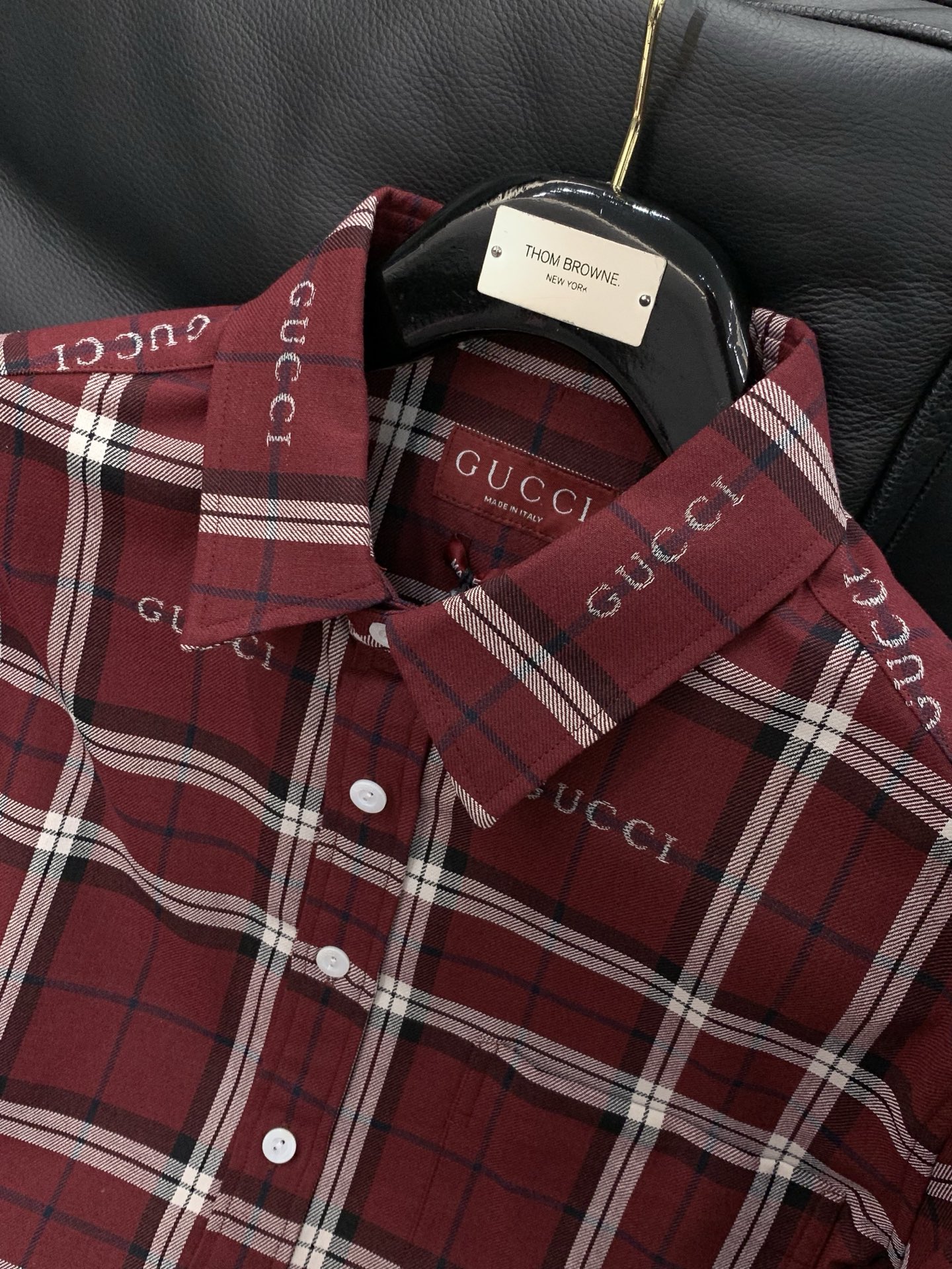 🌾，，Gucci 古驰，2025秋季最新款，专柜同步有售，原单狠货，时尚休闲长袖衬衫，上身很有特点！吸睛