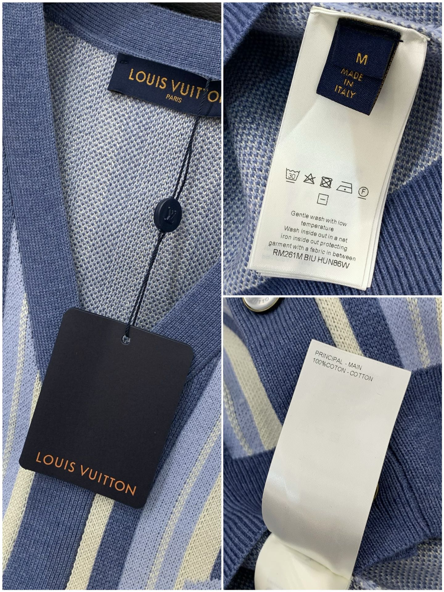 🌾，，LouisVuitton 路易威登，2025秋冬最新款，专柜同步有售，原单狠货，时尚休闲针织开衫毛