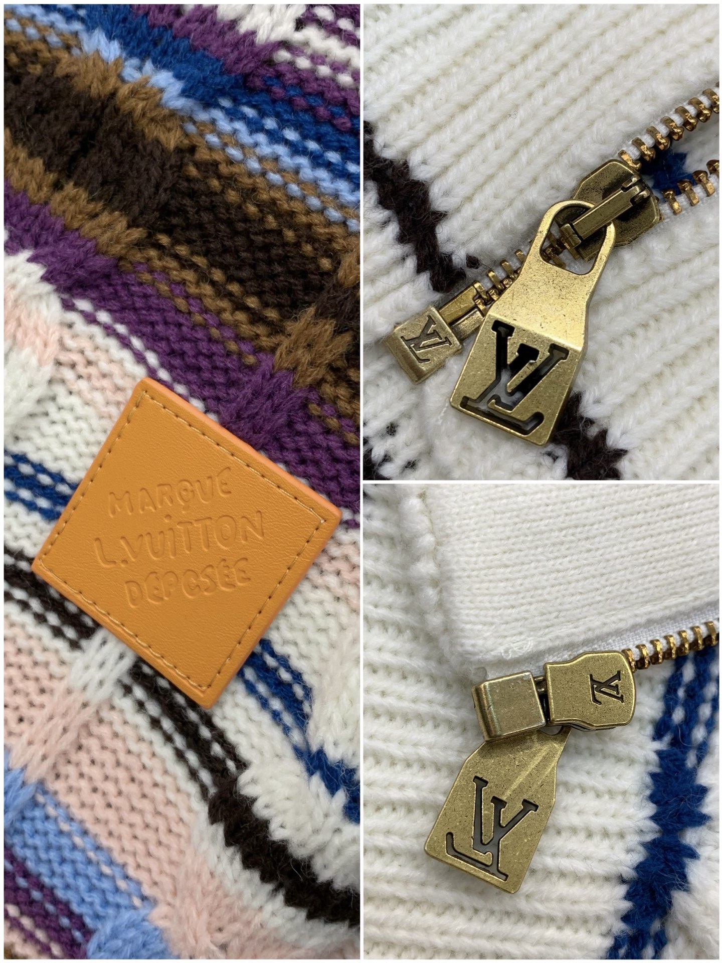 🌾，，LouisVuitton 路易威登，2025冬季最新款，专柜同步有售，原单狠货，时尚休闲针织开衫羊