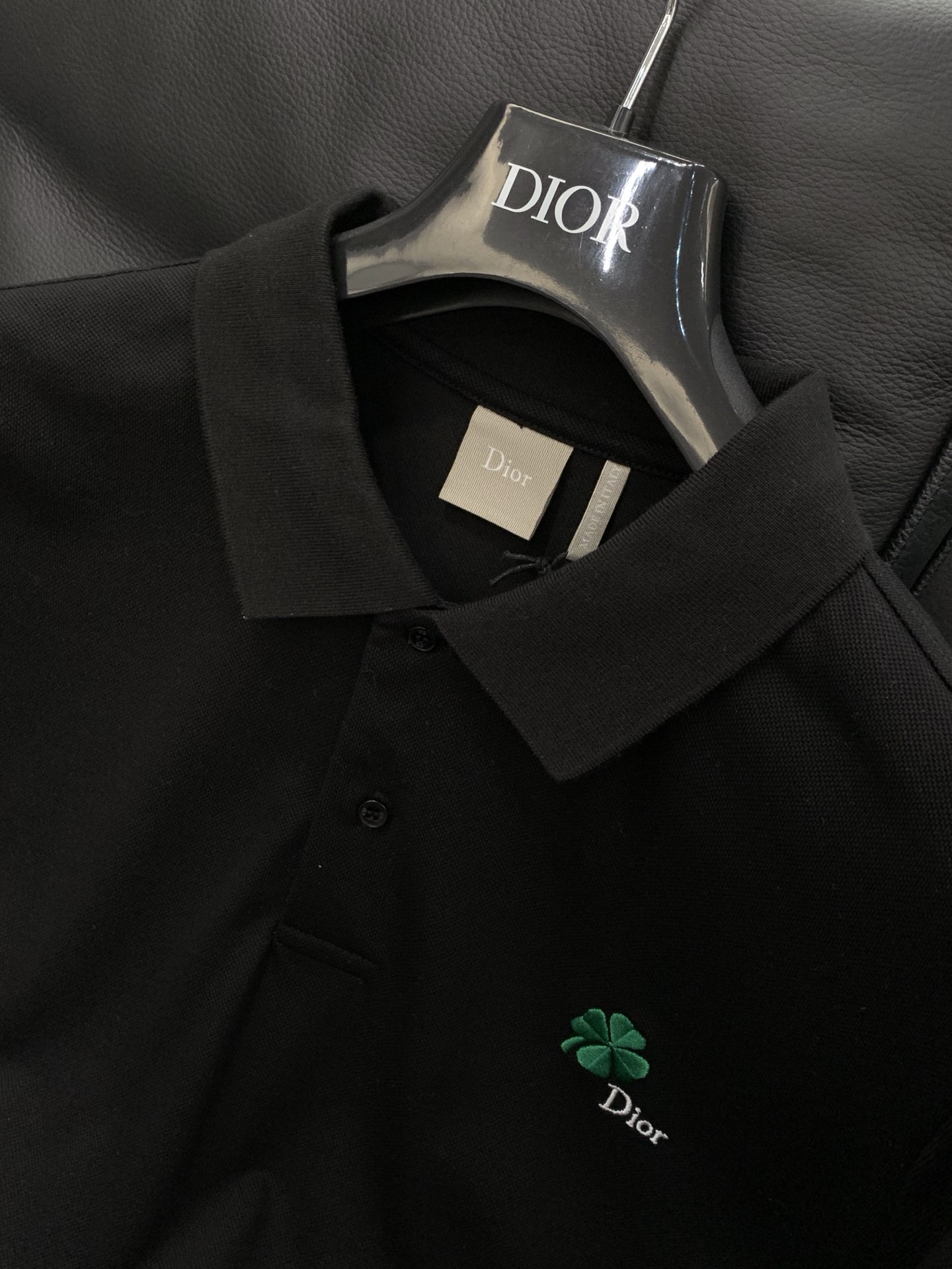 🌾，，Dior 迪奥， 2025夏季新品，专柜同步有售，简约时尚休闲翻领短袖T恤，原版进口面料，舒适透气