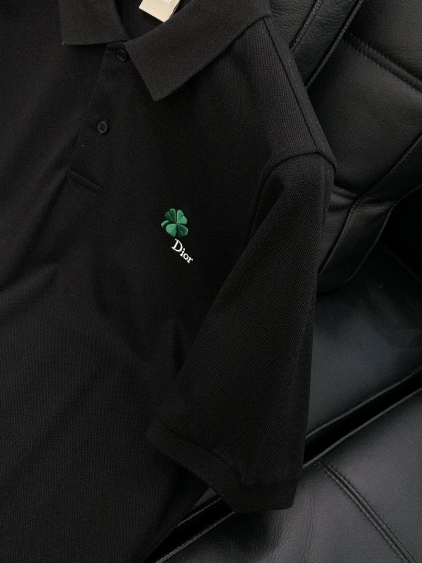 🌾，，Dior 迪奥， 2025夏季新品，专柜同步有售，简约时尚休闲翻领短袖T恤，原版进口面料，舒适透气