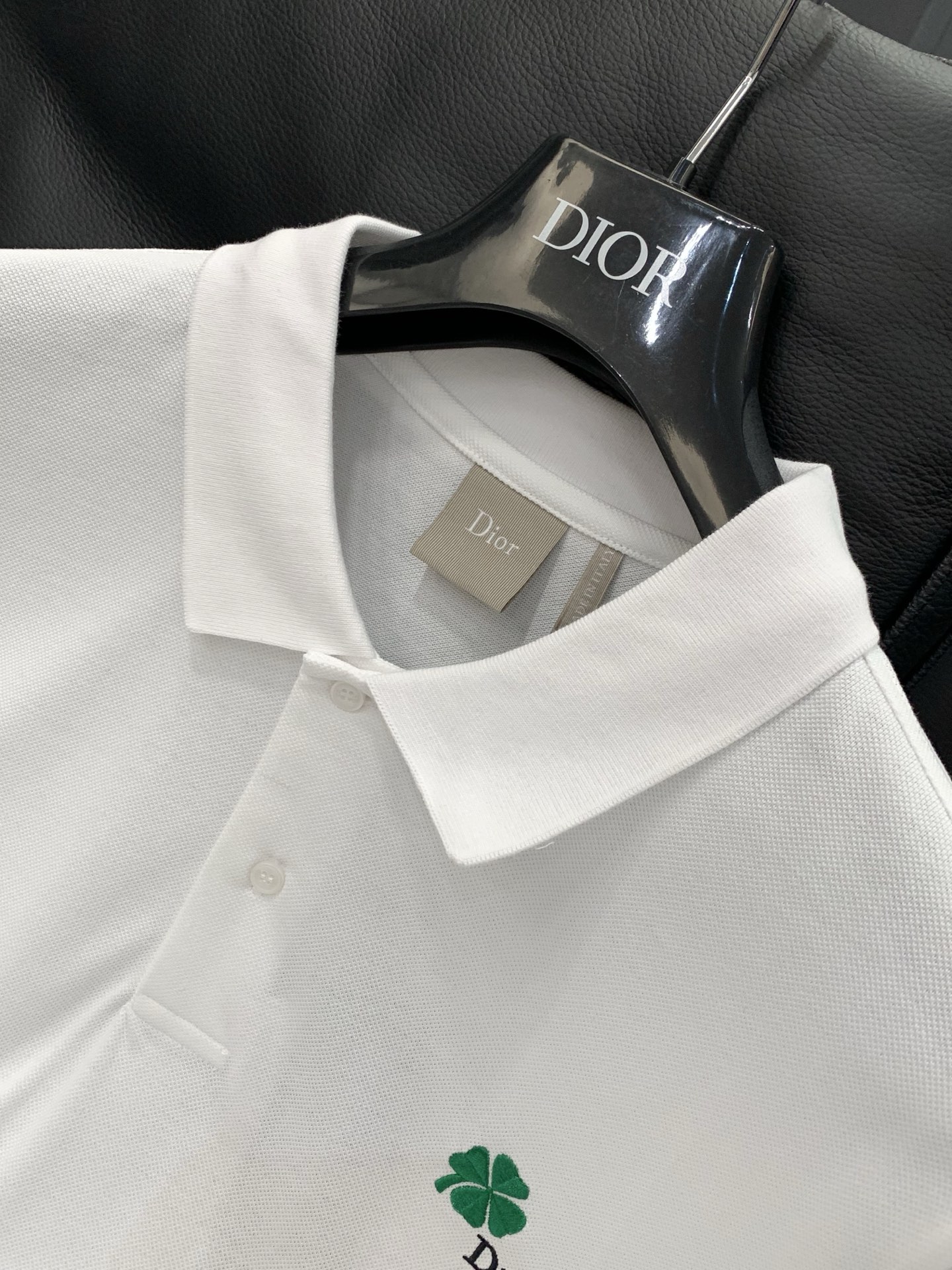 🌾，，Dior 迪奥， 2025夏季新品，专柜同步有售，简约时尚休闲翻领短袖T恤，原版进口面料，舒适透气