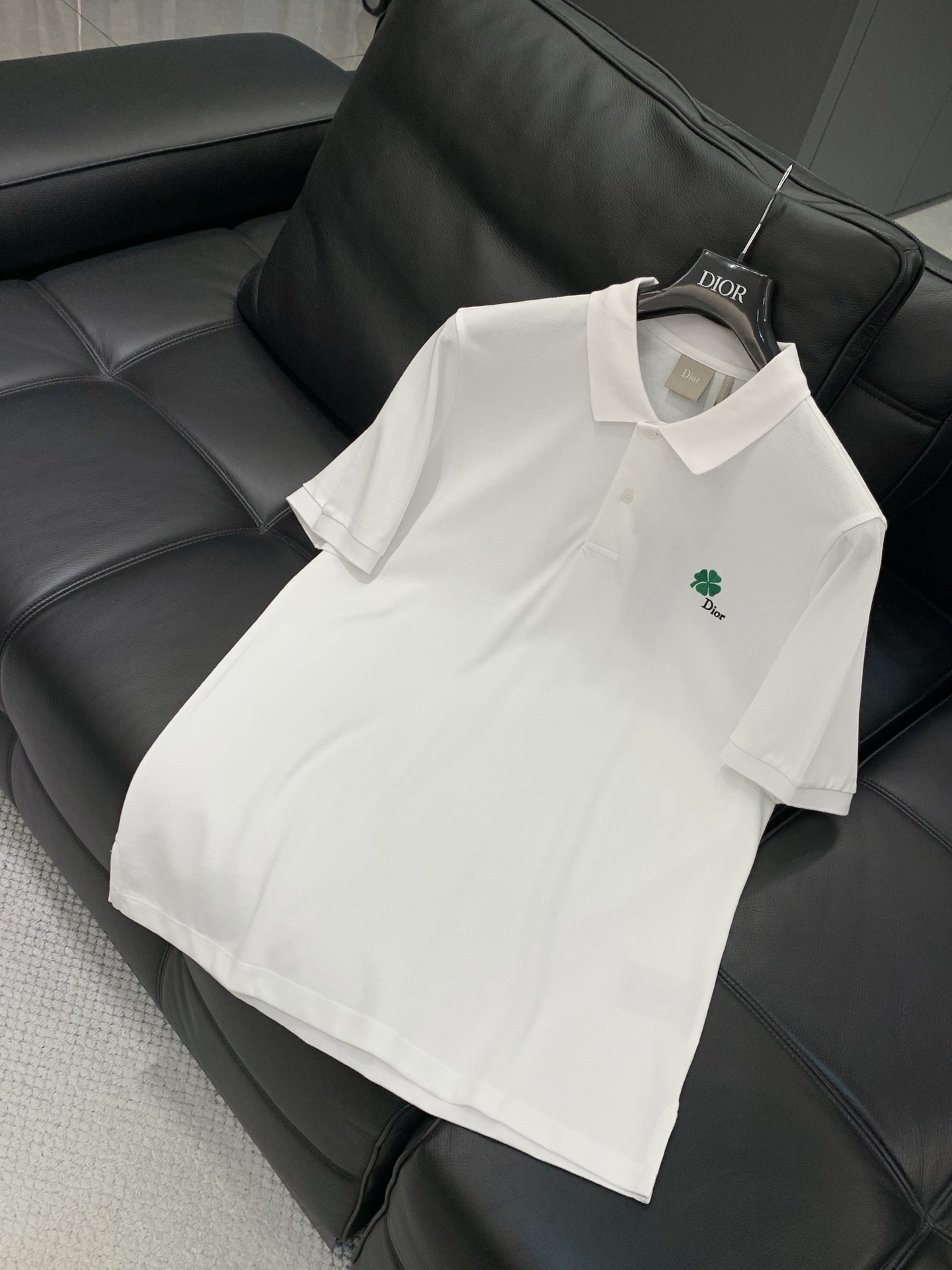 🌾，，Dior 迪奥， 2025夏季新品，专柜同步有售，简约时尚休闲翻领短袖T恤，原版进口面料，舒适透气