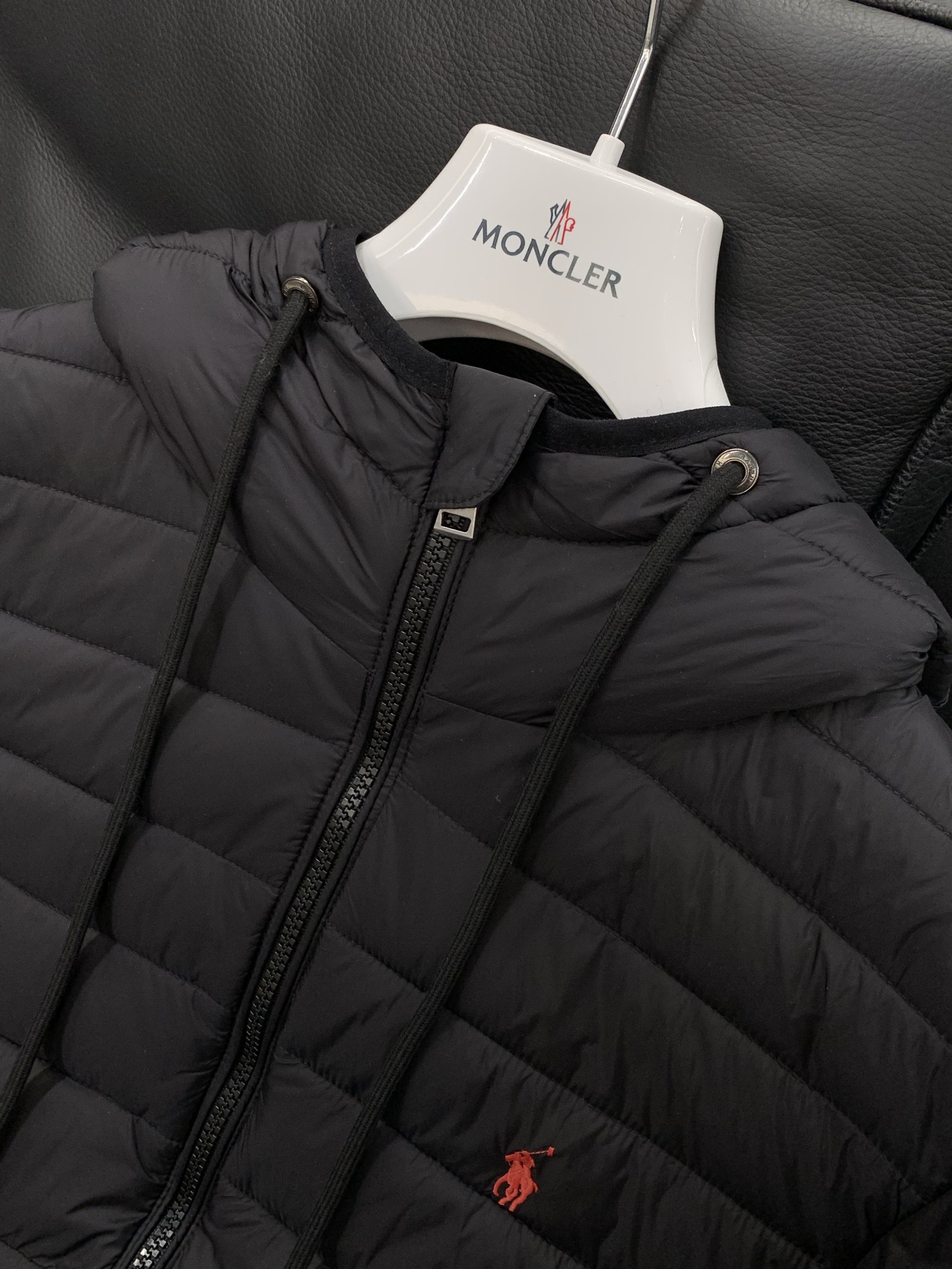 🌾，，RalP🆕h Lauren拉夫劳伦 纯色Logo刺绣立领拉链长袖棉服外套男女同款拉夫劳伦排骨绗缝款