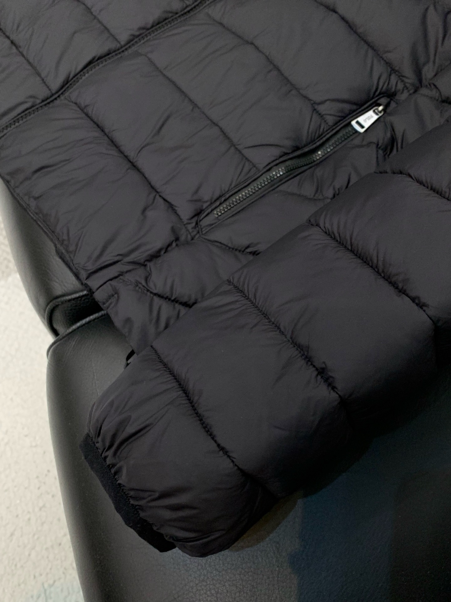 🌾，，RalP🆕h Lauren拉夫劳伦 纯色Logo刺绣立领拉链长袖棉服外套男女同款拉夫劳伦排骨绗缝款