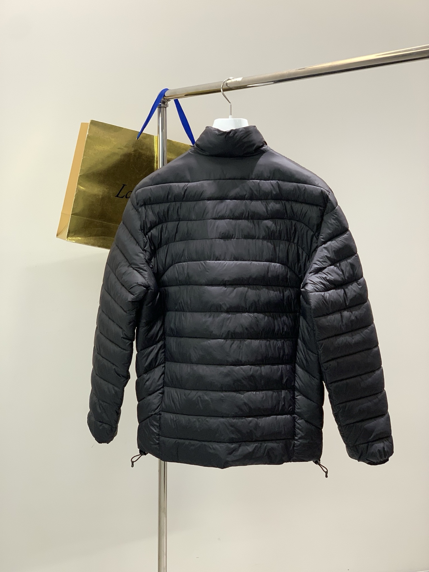 🌾，，RalP🆕h Lauren拉夫劳伦 纯色Logo刺绣立领拉链长袖棉服外套男女同款拉夫劳伦排骨绗缝款