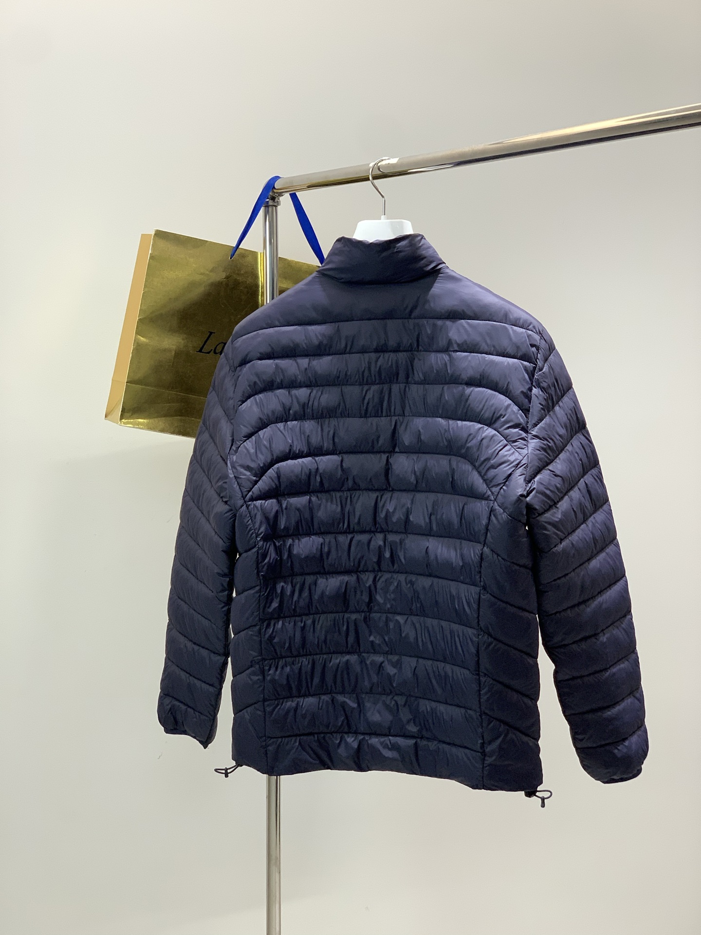 🌾，，RalP🆕h Lauren拉夫劳伦 纯色Logo刺绣立领拉链长袖棉服外套男女同款拉夫劳伦排骨绗缝款