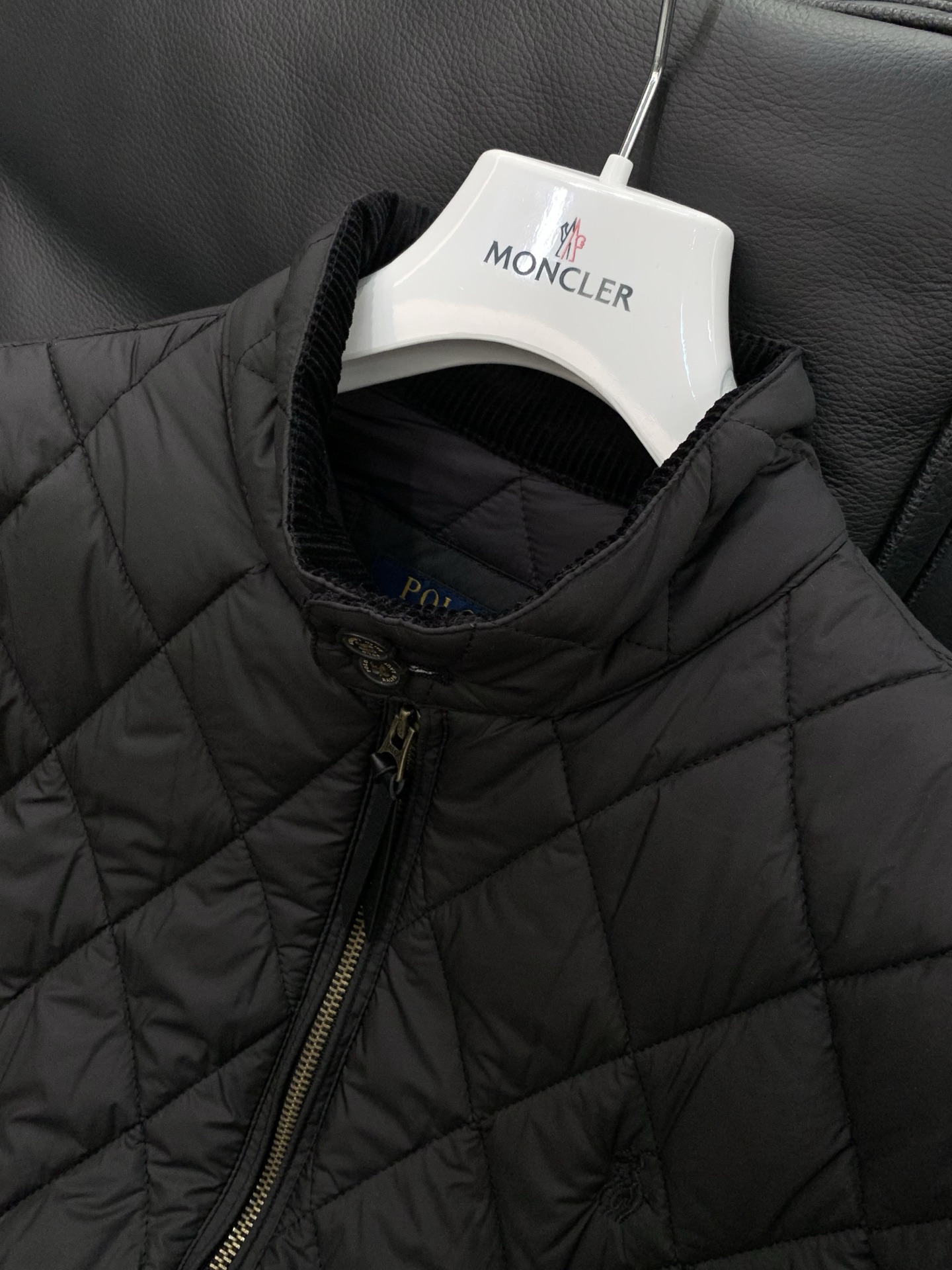 🌾，，RalP🆕ah Lauren/ 拉夫劳伦 菱形格纹立领老干部棉服夹克外套 男女同款英伦复古风 货号