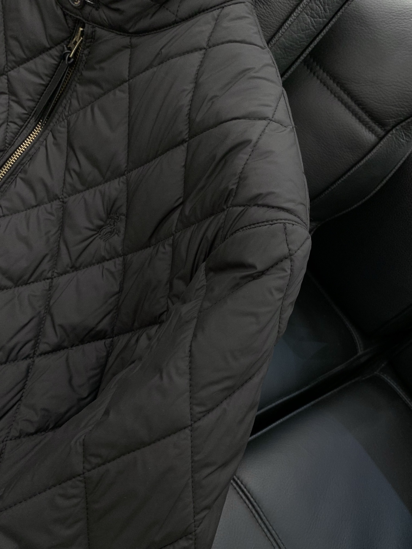 🌾，，RalP🆕ah Lauren/ 拉夫劳伦 菱形格纹立领老干部棉服夹克外套 男女同款英伦复古风 货号