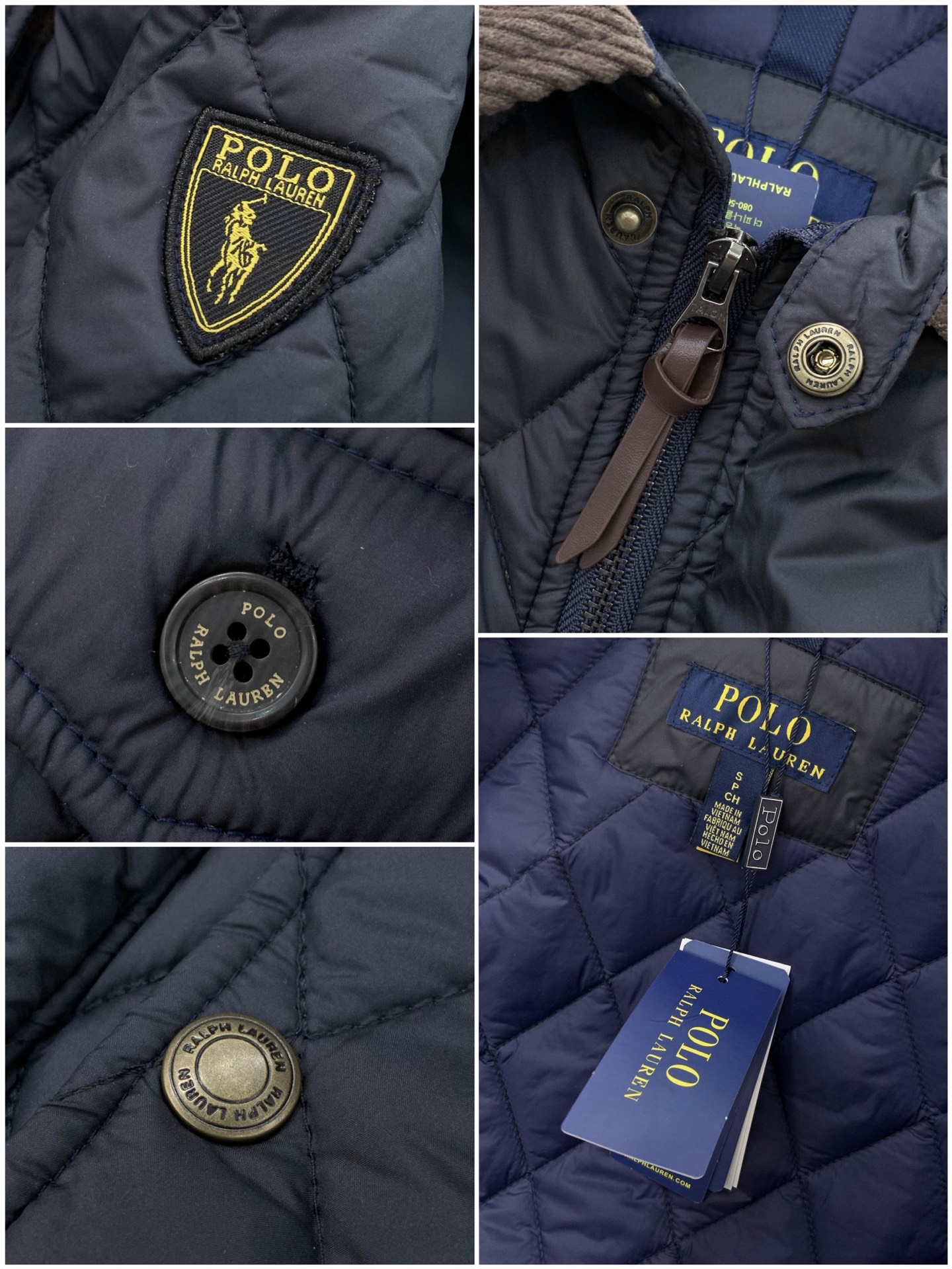 🌾，，RalP🆕h Lauren/拉夫劳伦经典老钱风工装菱形格复古棉服夹克外套 价格随意对比 充棉量很高