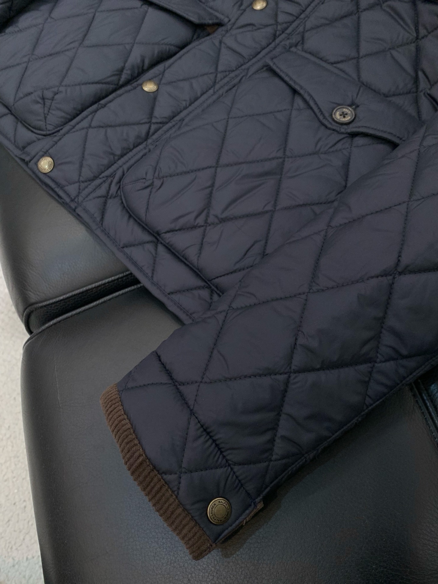 🌾，，RalP🆕h Lauren/拉夫劳伦经典老钱风工装菱形格复古棉服夹克外套 价格随意对比 充棉量很高