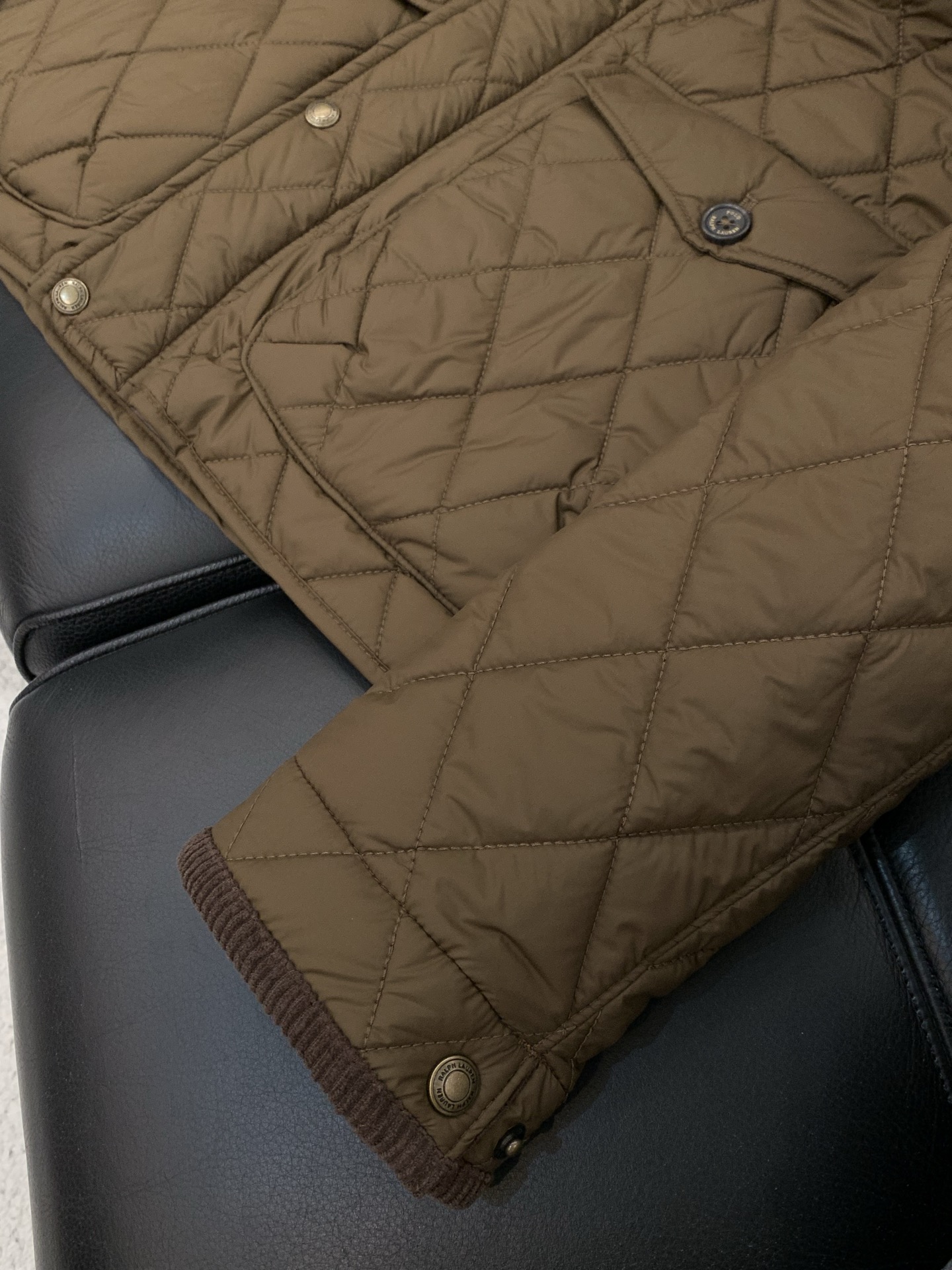 🌾，，RalP🆕h Lauren/拉夫劳伦经典老钱风工装菱形格复古棉服夹克外套 价格随意对比 充棉量很高