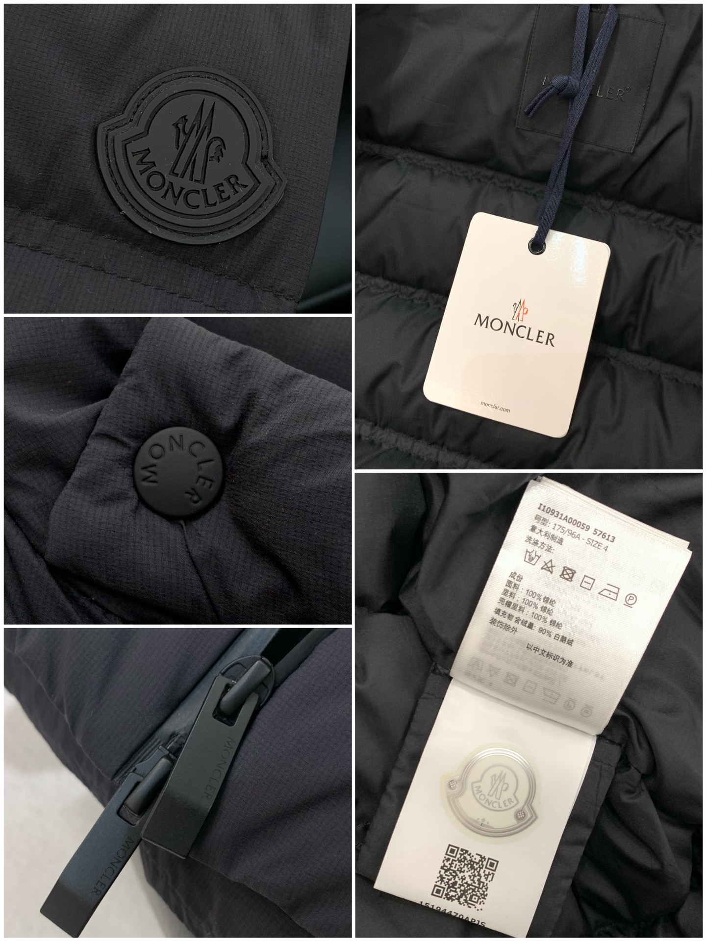 🌾，，蒙口 2025秋冬🆕Mon*ler Autaret浮雕标识短款立领羽绒夹克外套 摩登风范全新演绎,