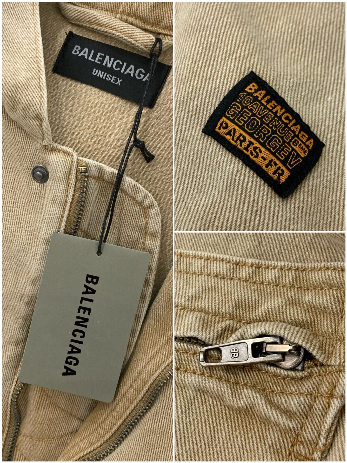 ，Balenciaga 巴黎世家，秋季最新款，专柜同步有售，原单狠货，爆款时尚休闲连帽牛仔外套，进口原版