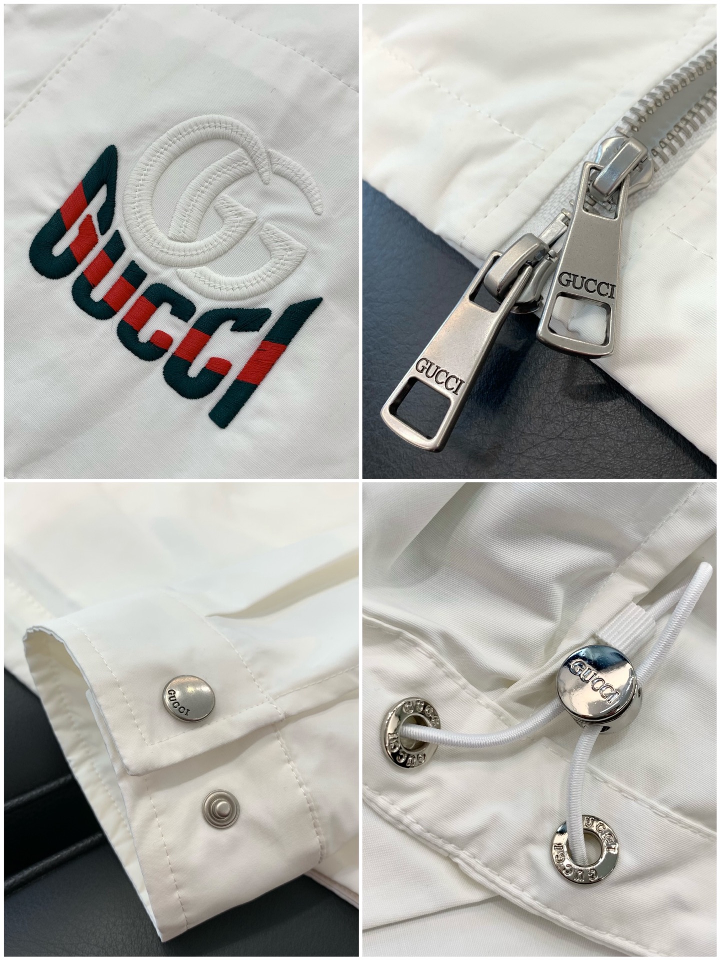 ，Gucci 古驰，2026春季最新款，专柜同步有售，原单狠货，时尚休闲翻领夹克外套，上身很有特点！吸睛