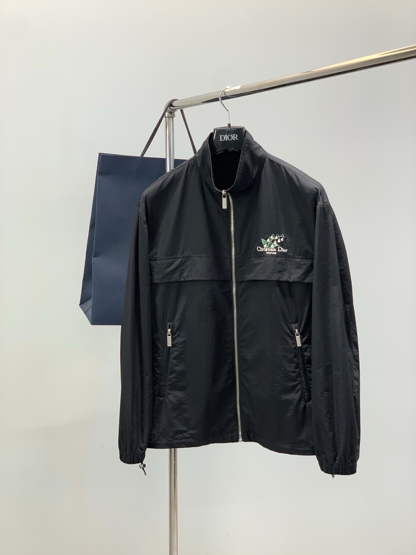 ，Dior 迪奥， 2026春季新品，专柜同步有售，简约时尚休闲立领夹克外套，原版进口面料，舒适透气，顶