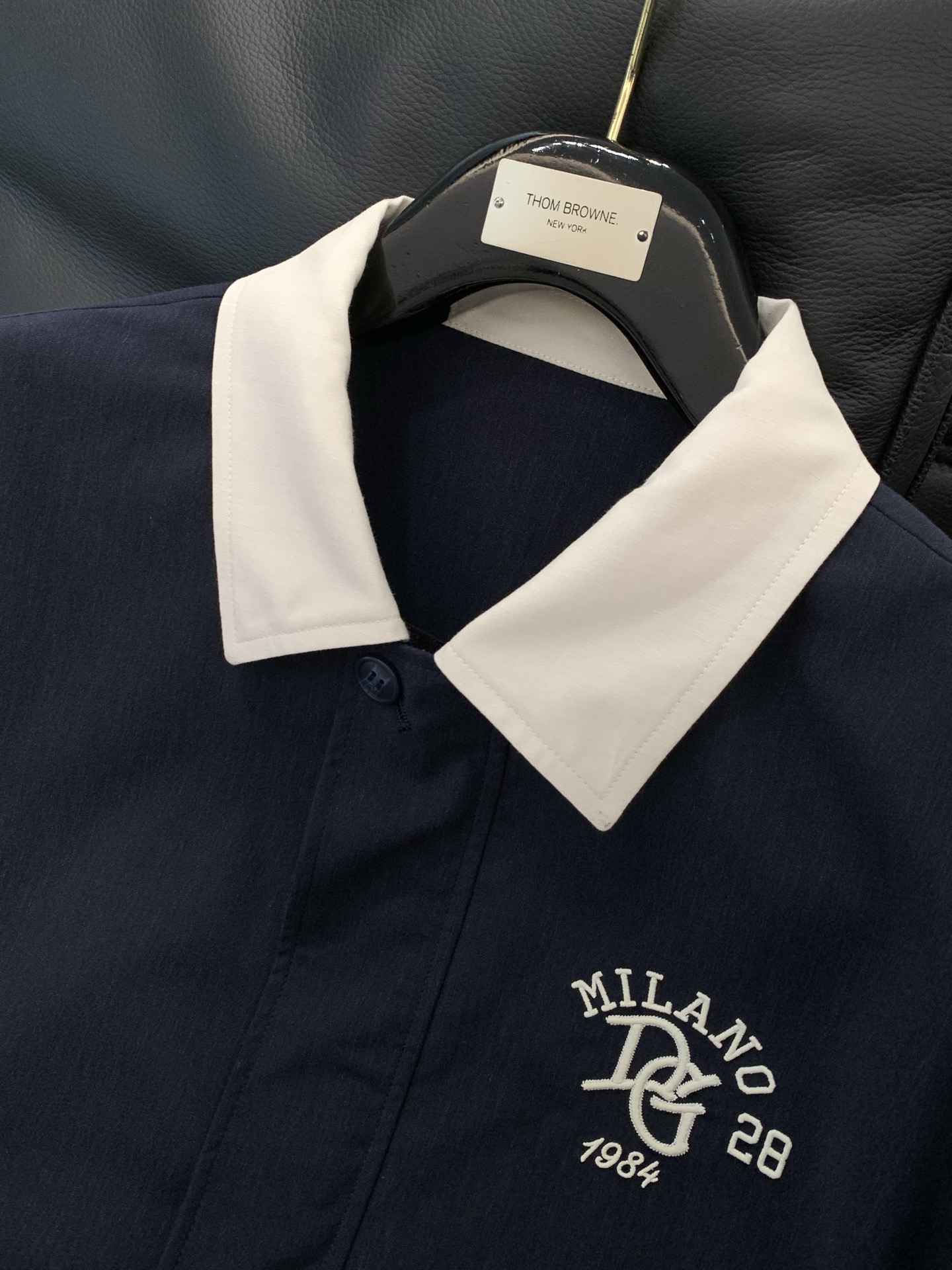 ，杜嘉班纳，2026春季最新品，专柜同步有售，原单狠货，时尚休闲夹克翻领外套，进口原版面料，顶级刺绣🪡工