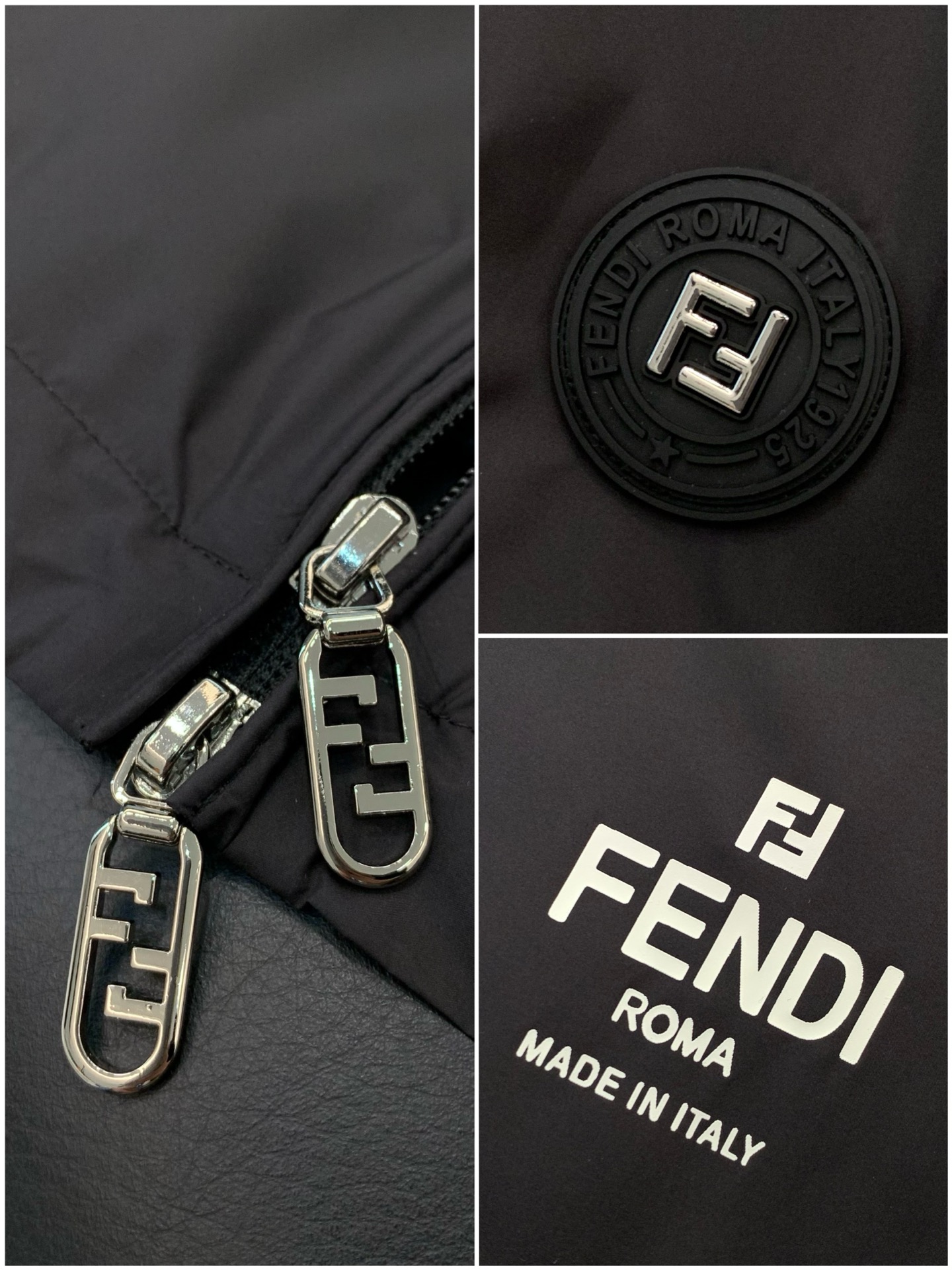 ，FENDI 芬迪，2026春季最新品，专柜同步有售，原单狠货，时尚休闲立领夹克外套，进口原版面料，顶级