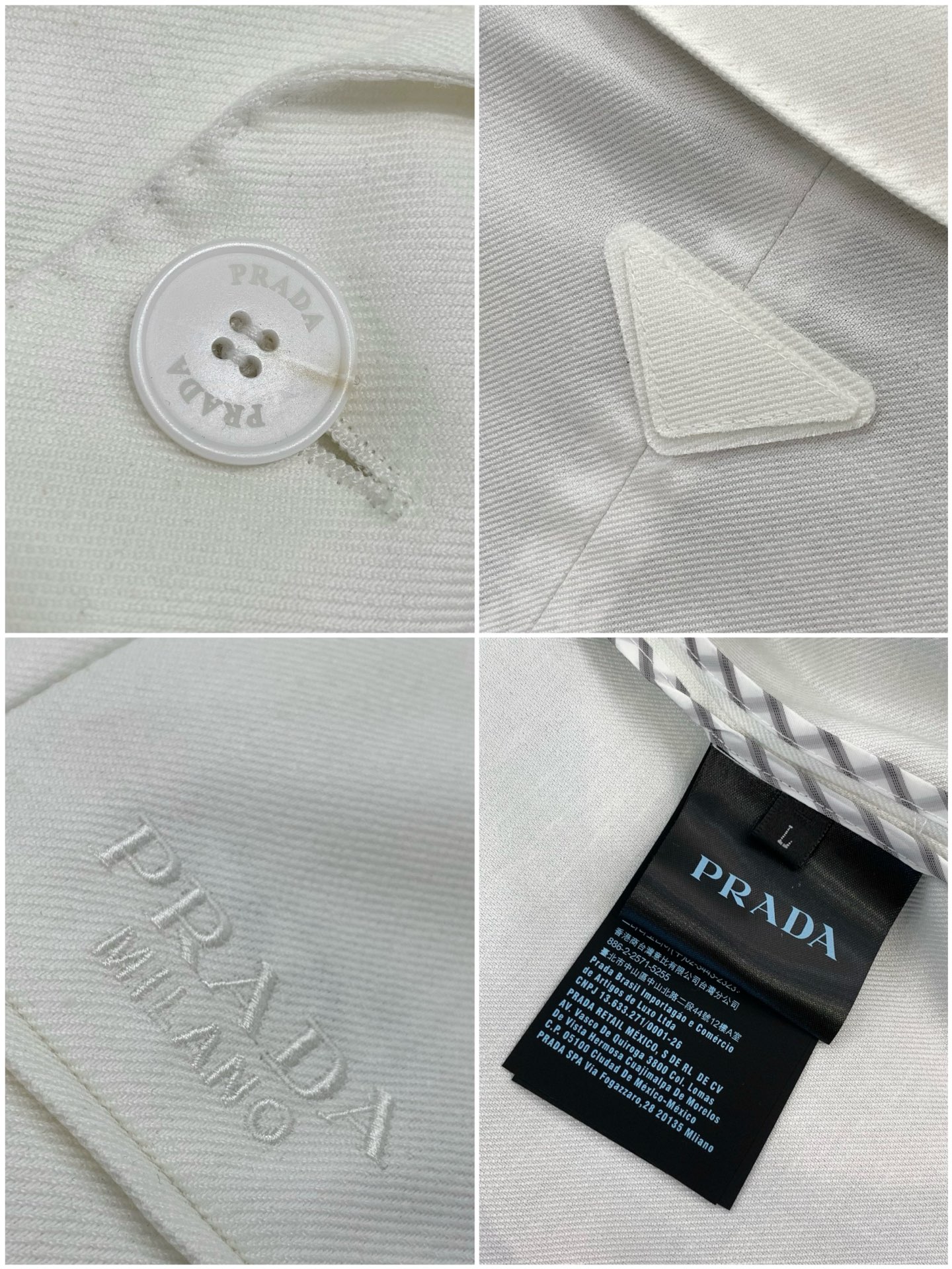 ，PRADA 普拉达，春季最新品，专柜同步有售，时尚休闲西装外套，进口原版面料，做工极为复杂，唯一可以做