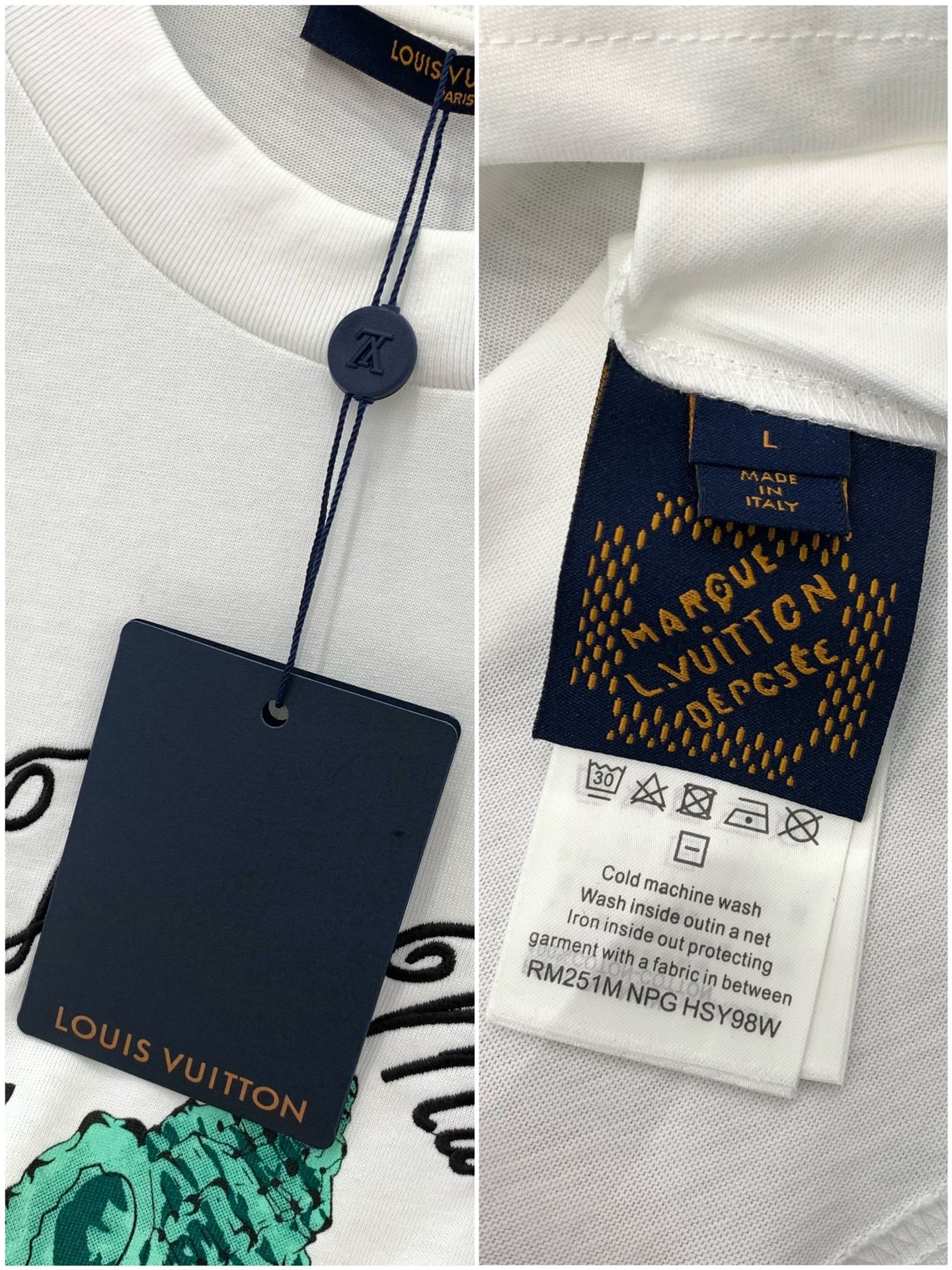，LouisVuitton 路易威登，2026春夏最新款，专柜同步有售，原单狠货，时尚休闲圆领短袖T恤，