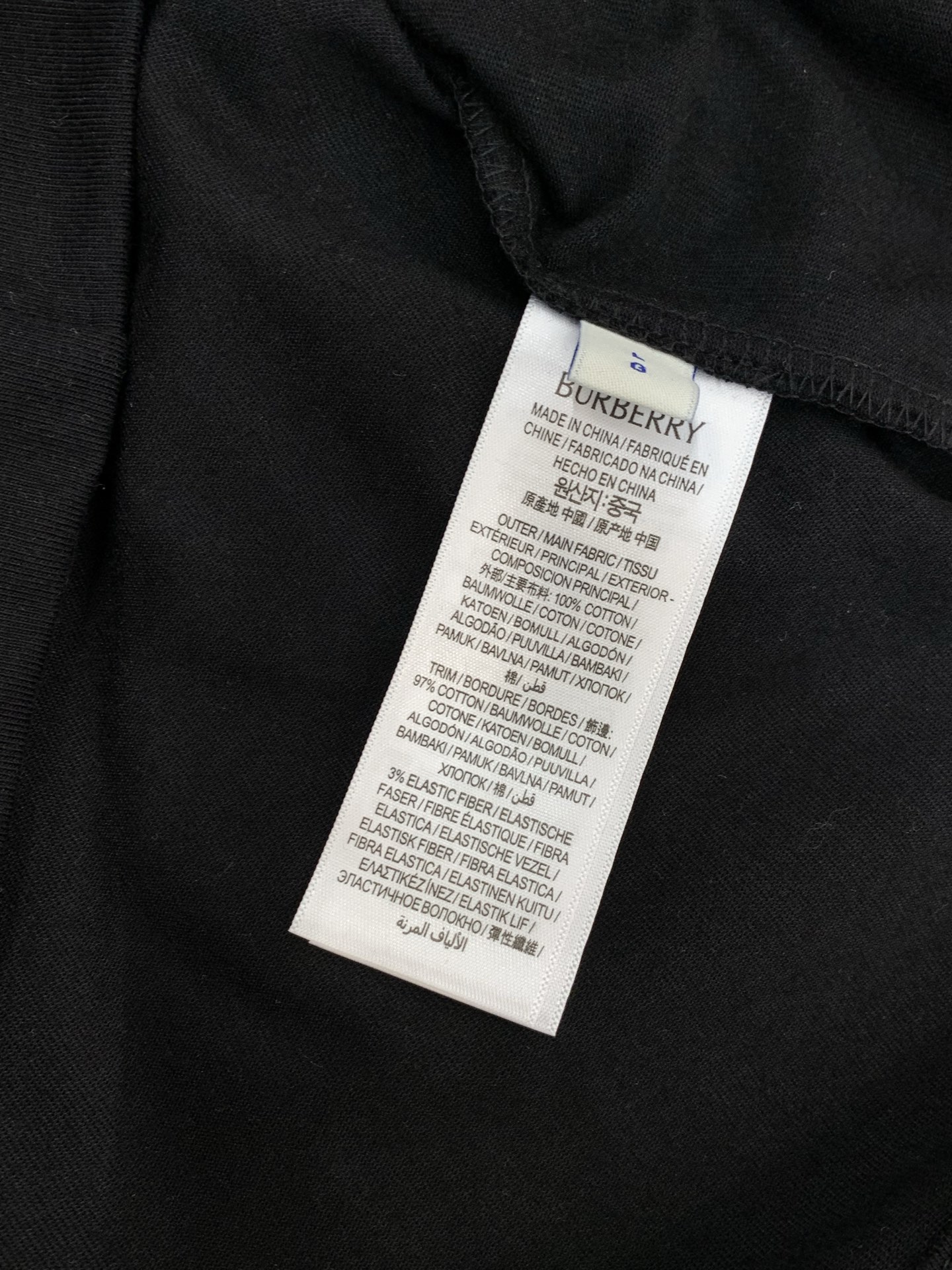 ，Burberry 巴宝莉，2026春夏最新品，专柜同步有售，原单狠货，时尚休闲圆领短袖T恤，进口原版面