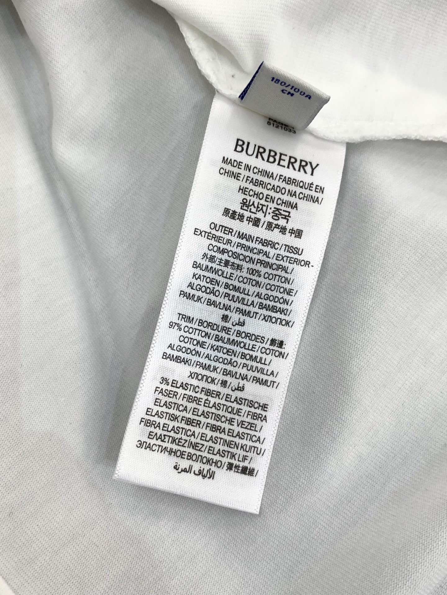 ，Burberry 巴宝莉，2026春夏最新品，专柜同步有售，原单狠货，时尚休闲圆领短袖T恤，进口原版面